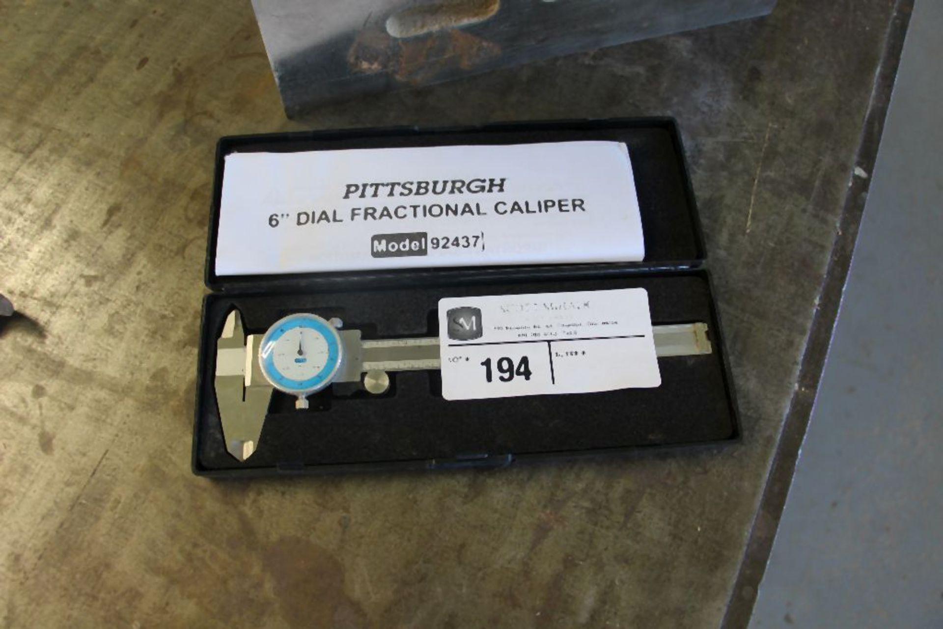 6" dial fractional caliper -