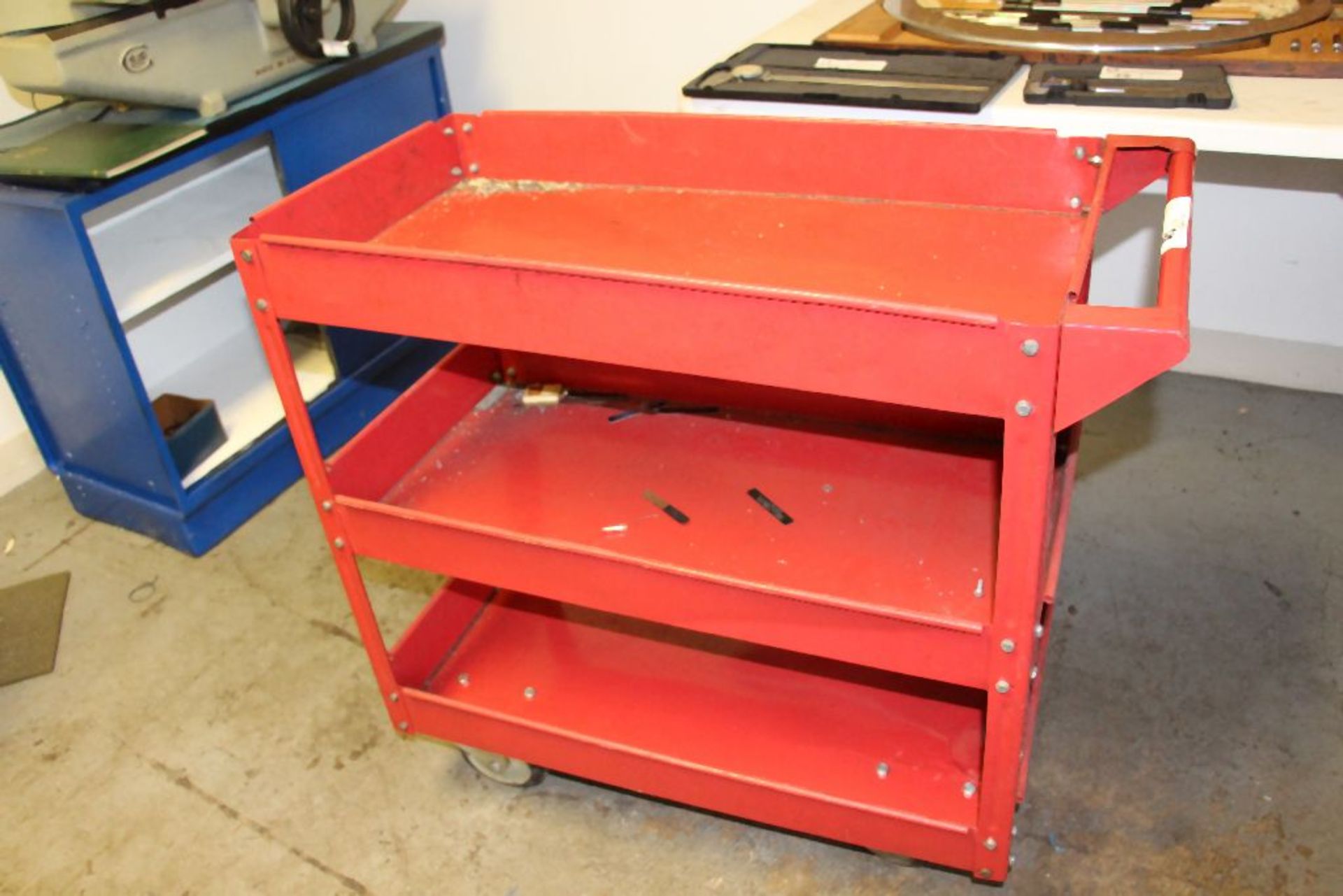 3-shelf cart, 15" x 30" x 32" h