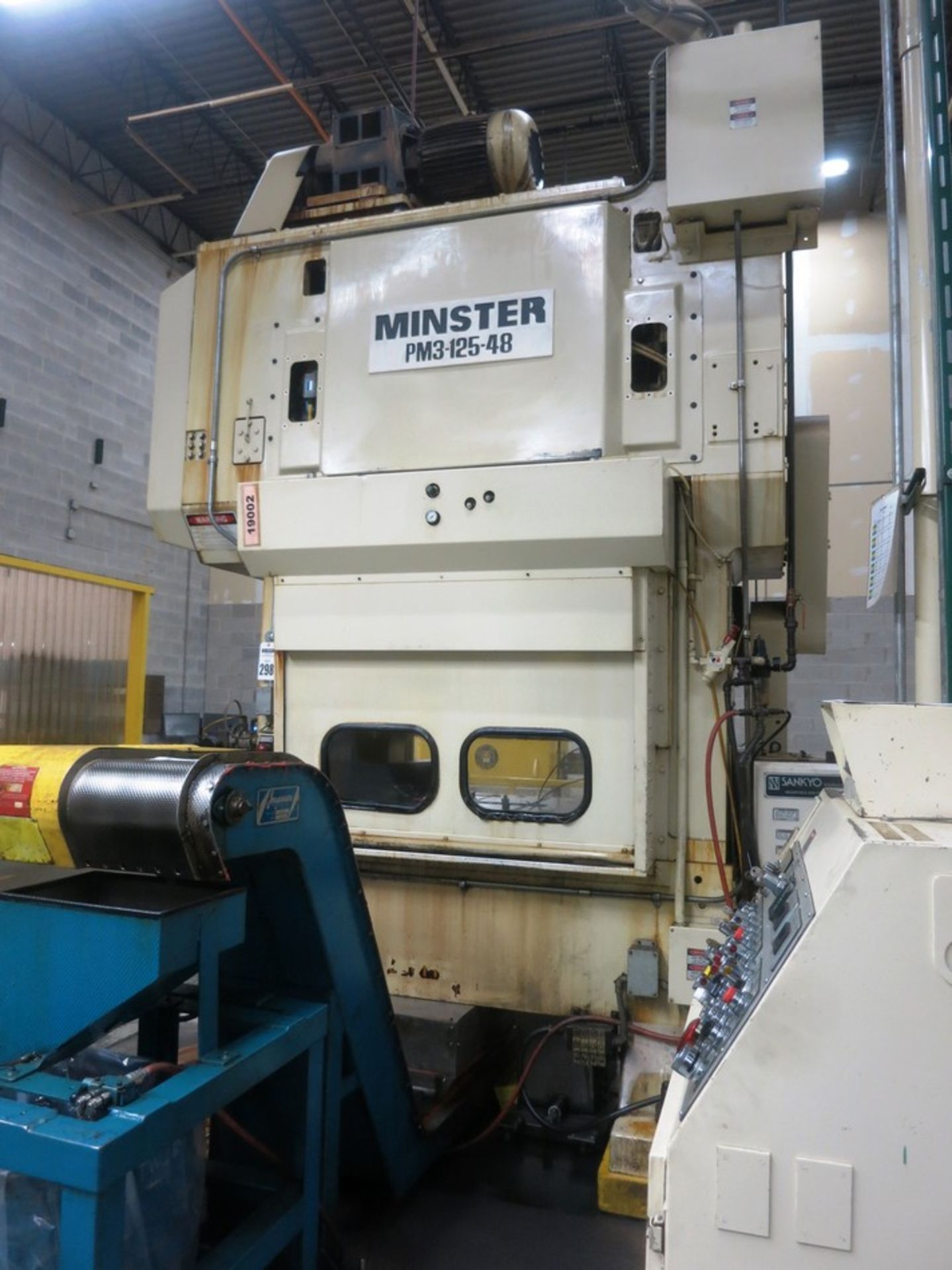 125 Ton Minster Mdl PM3-125-48 Piece-maker III Two Point, Progressive Die Press, S/N PM3-125- - Image 2 of 15