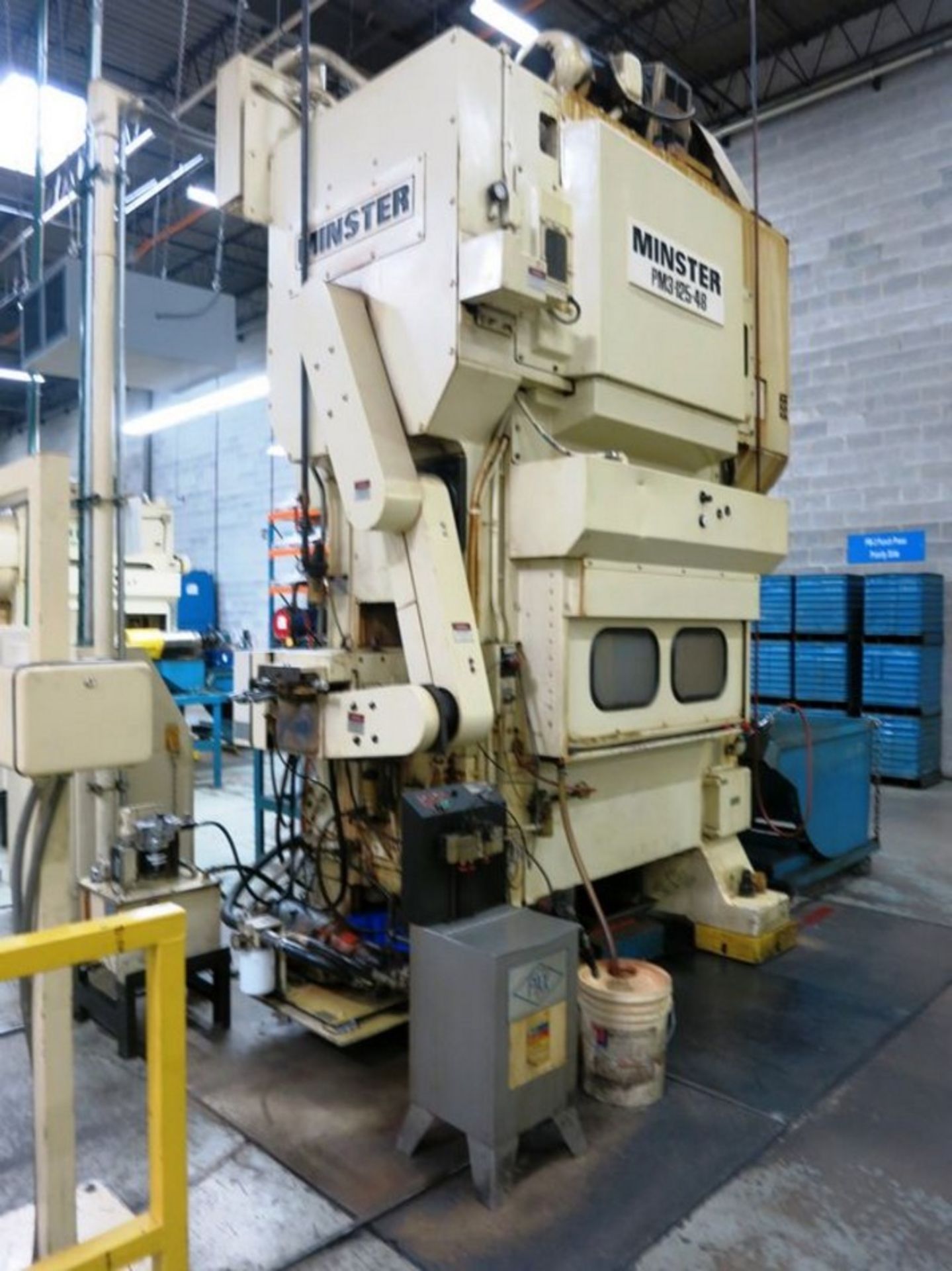 125 Ton Minster Mdl PM3-125-48 Piece-maker III Two Point, Progressive Die Press, S/N PM3-125- - Image 3 of 15