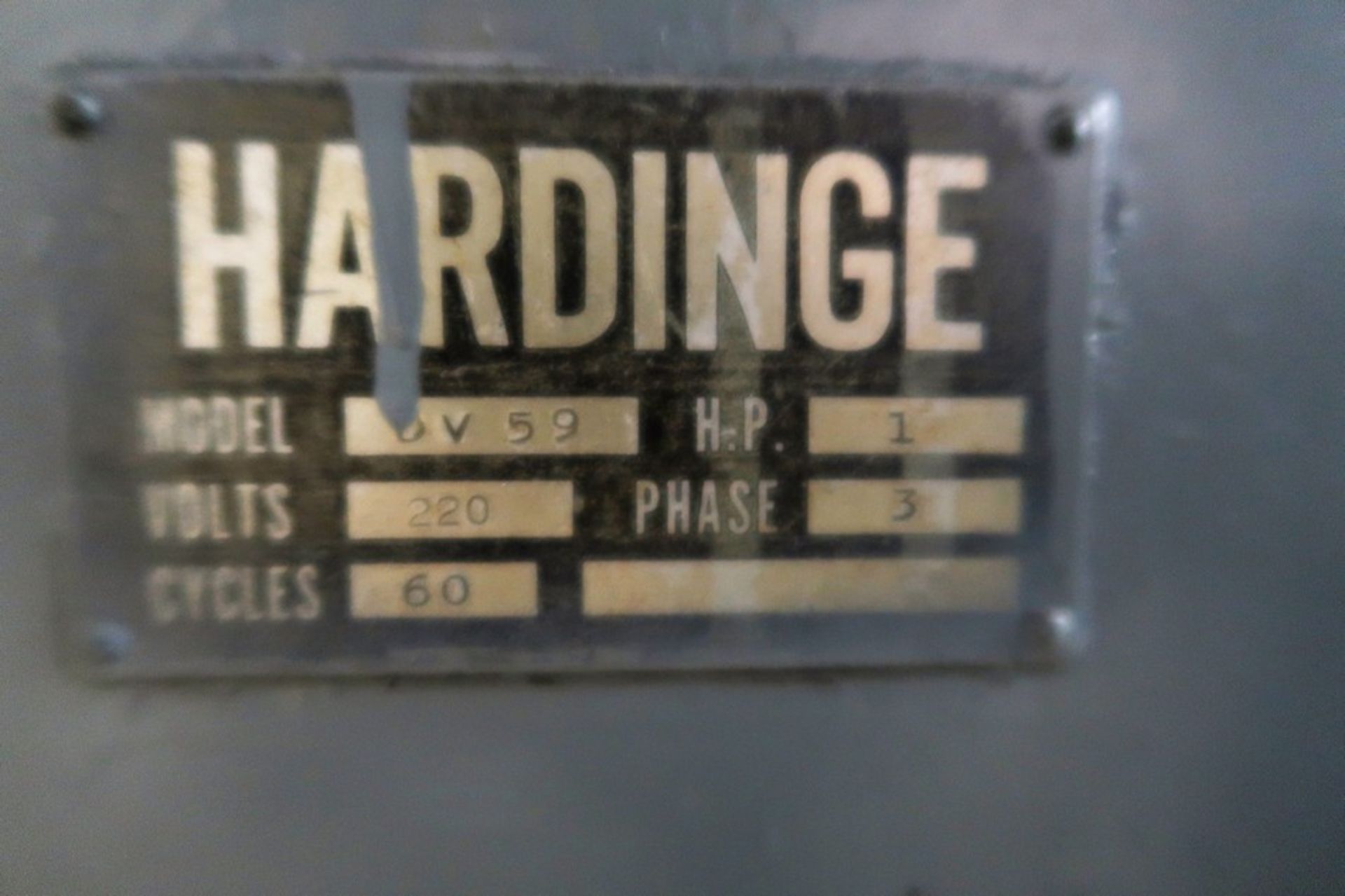 Hardinge Dv-59 Tool Room Lathe - Image 2 of 2