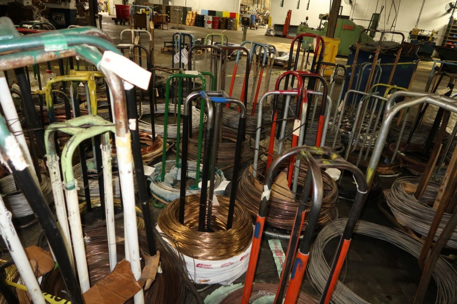 Gigantic lot raw material coil stock, aluminum, steel, stainless, brass, bronze, copper, 41,886 lbs - Image 5 of 11