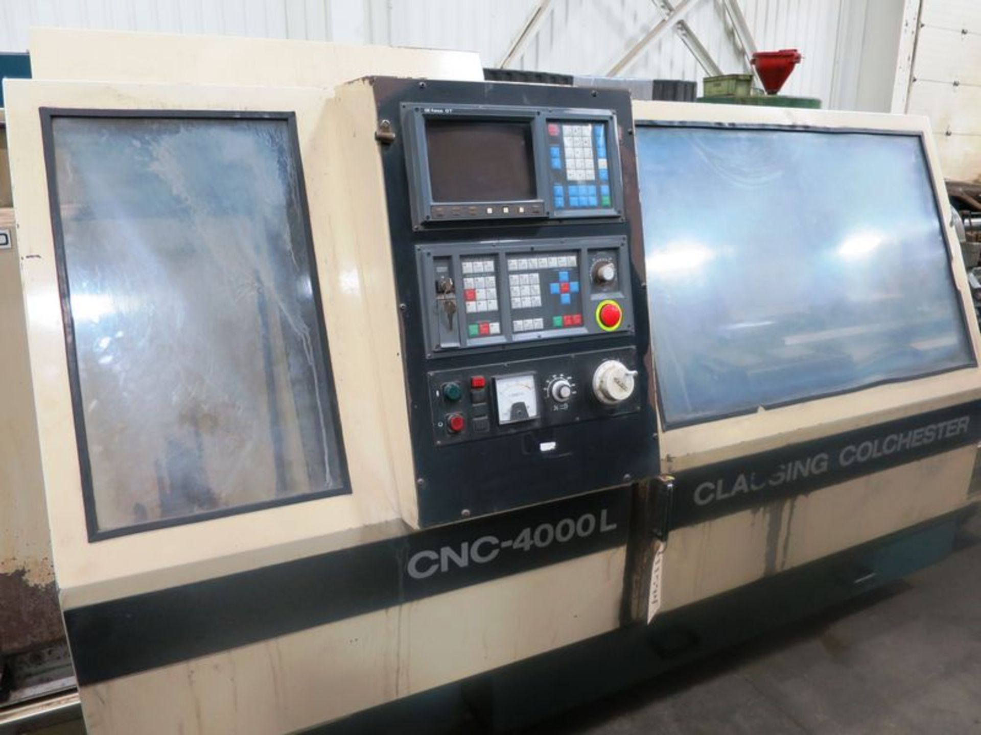 21"x80" Clausing Colchester CNC-4000L 2-Axis Lathe, S/N L4180GEBSA/01266,