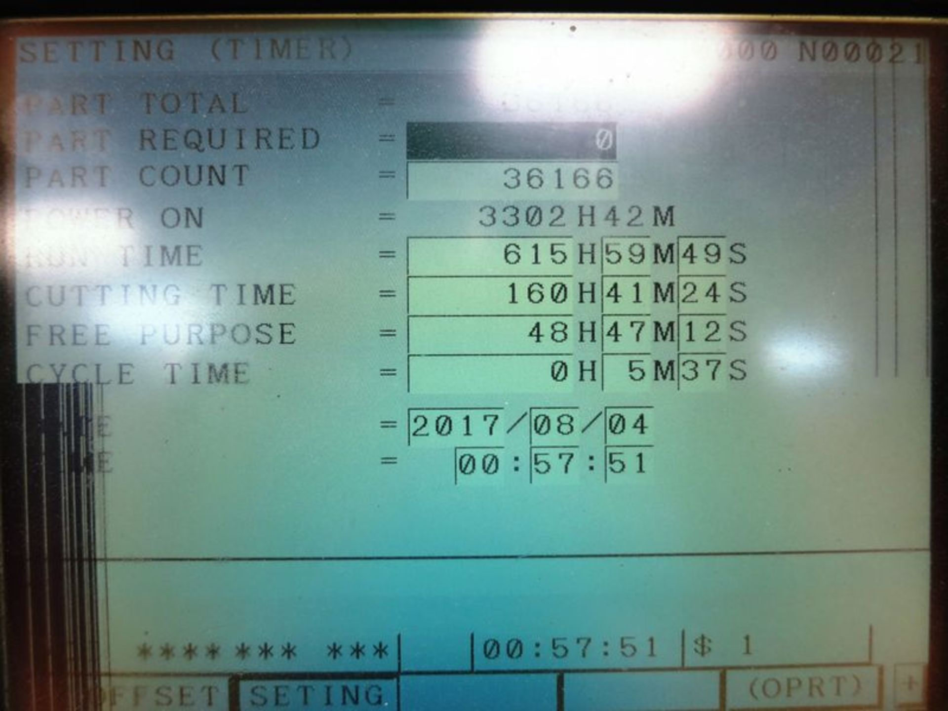 16mm Citizen Model K16 Type VII CNC Swiss Type Sliding Headstock Automatic Lathe, New 2006 - Image 9 of 9