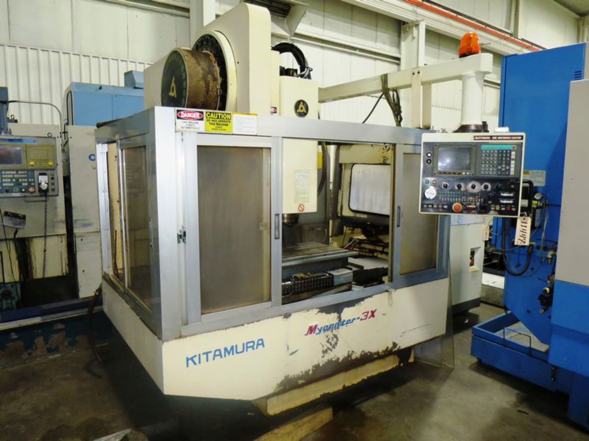 30"x18" Kitamura Mycenter 3X APC CNC Vertical Machining Center w/Pallet Changer, S/N 11570