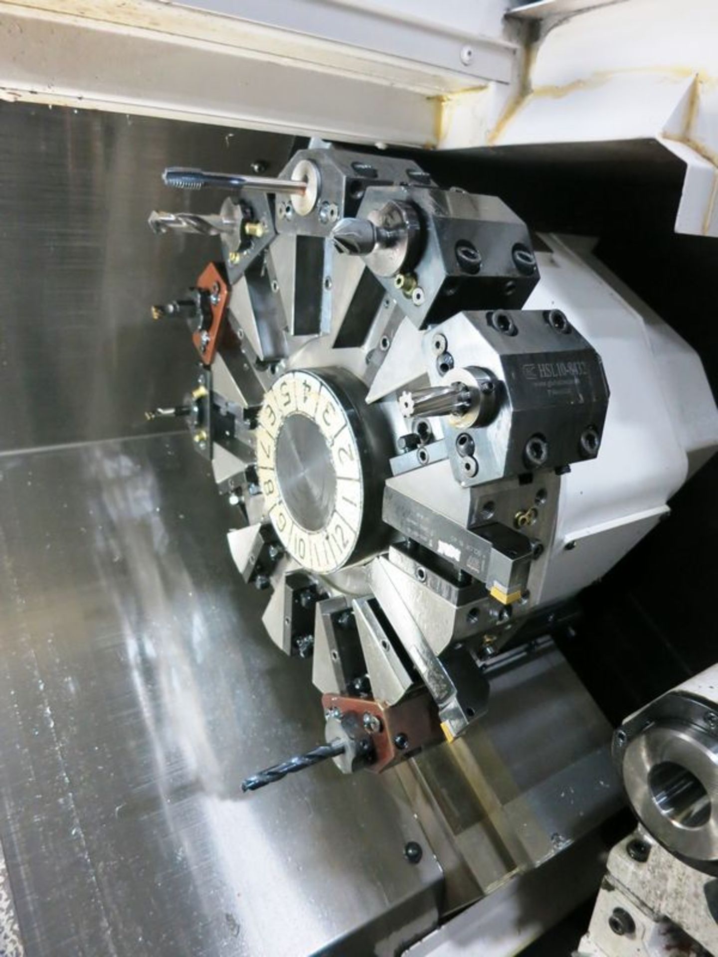 Okuma Genos L250E 2-Axis CNC Turning Center Lathe, S/N C3115, New 2011 - Image 5 of 9