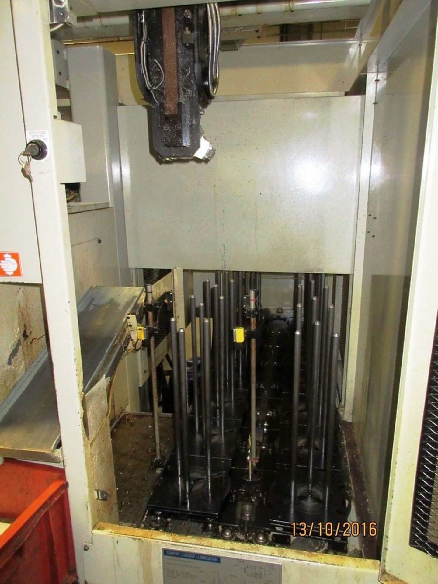 Takisawa TT-200-G CNC Twin Spindle Turning Center w/gantry Loader, Fanuc 21iTB CNc Control C-Axis, L - Image 8 of 14