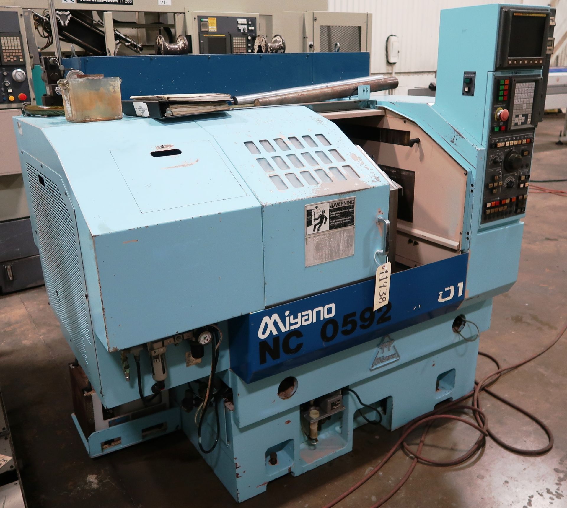 Miyano LZ-01 2-Axis Turning Center with Auto Load/unload System, S/N LZ010047, New 1999 - Image 7 of 9