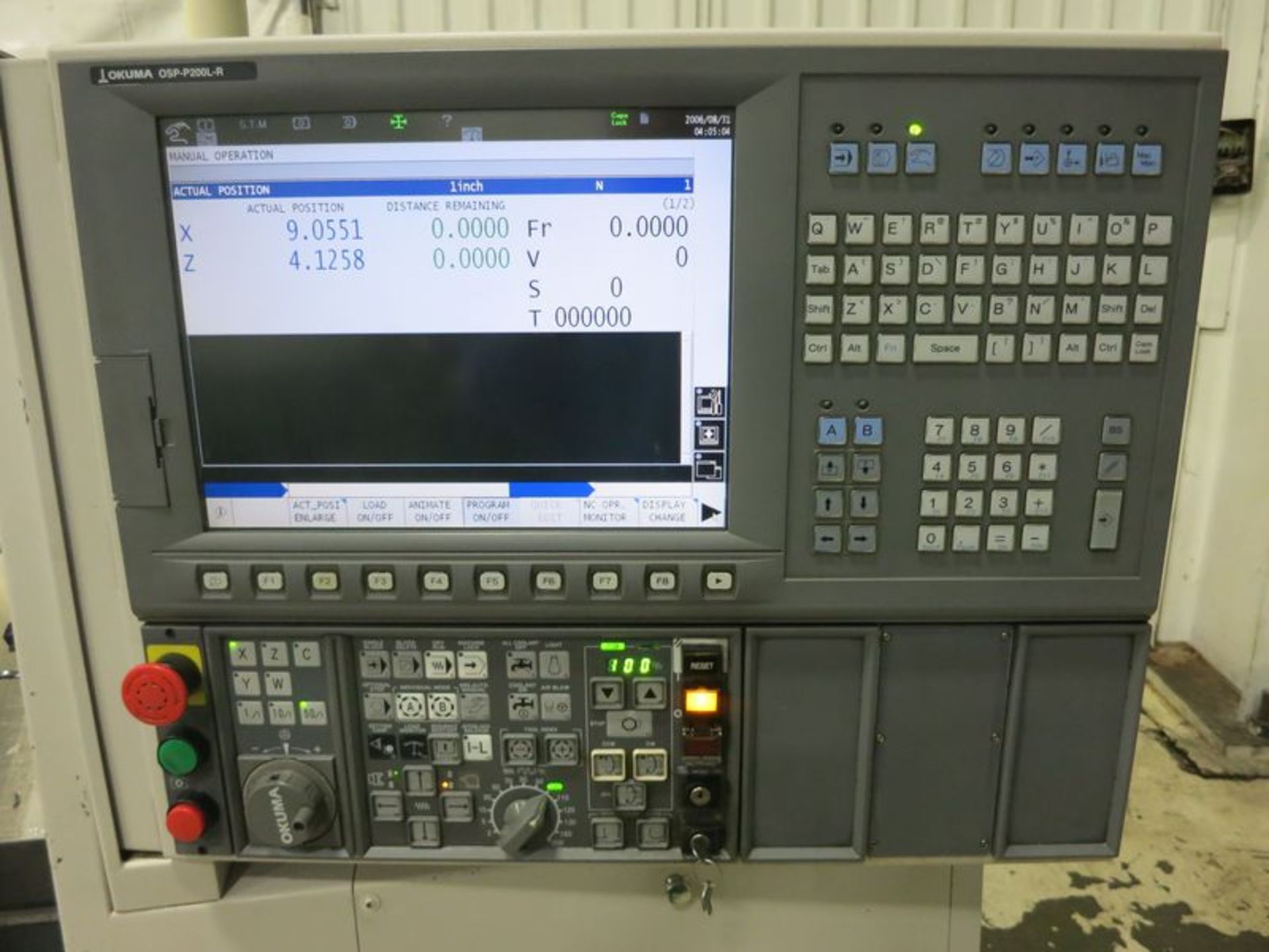 Okuma Genos L250E 2-Axis CNC Turning Center Lathe, S/N C3115, New 2011 - Image 2 of 9