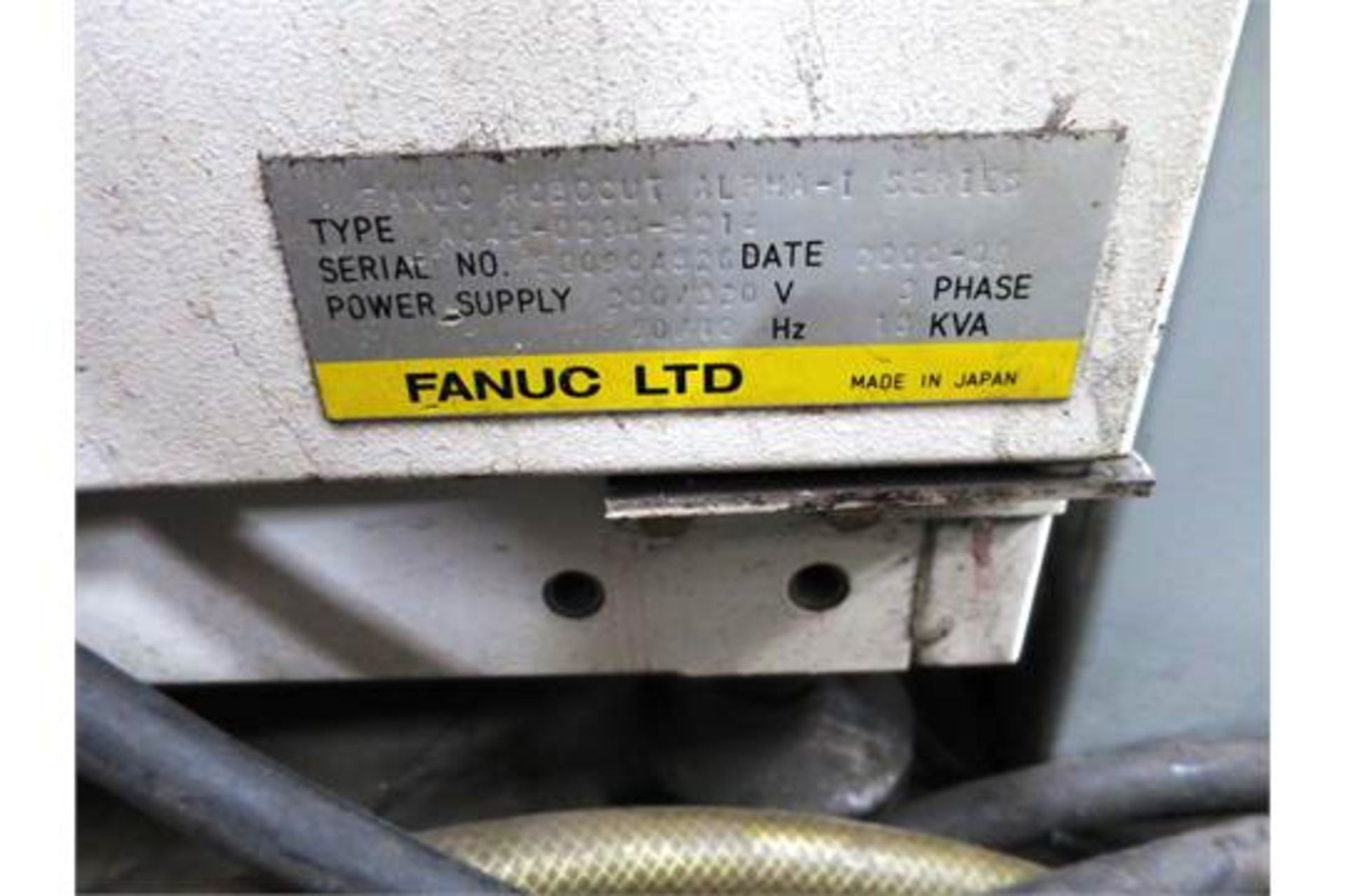 Fanuc Robocut Alpha 1iA CNC Wire EDM, S/N 00904826, New 2000 - Image 11 of 12