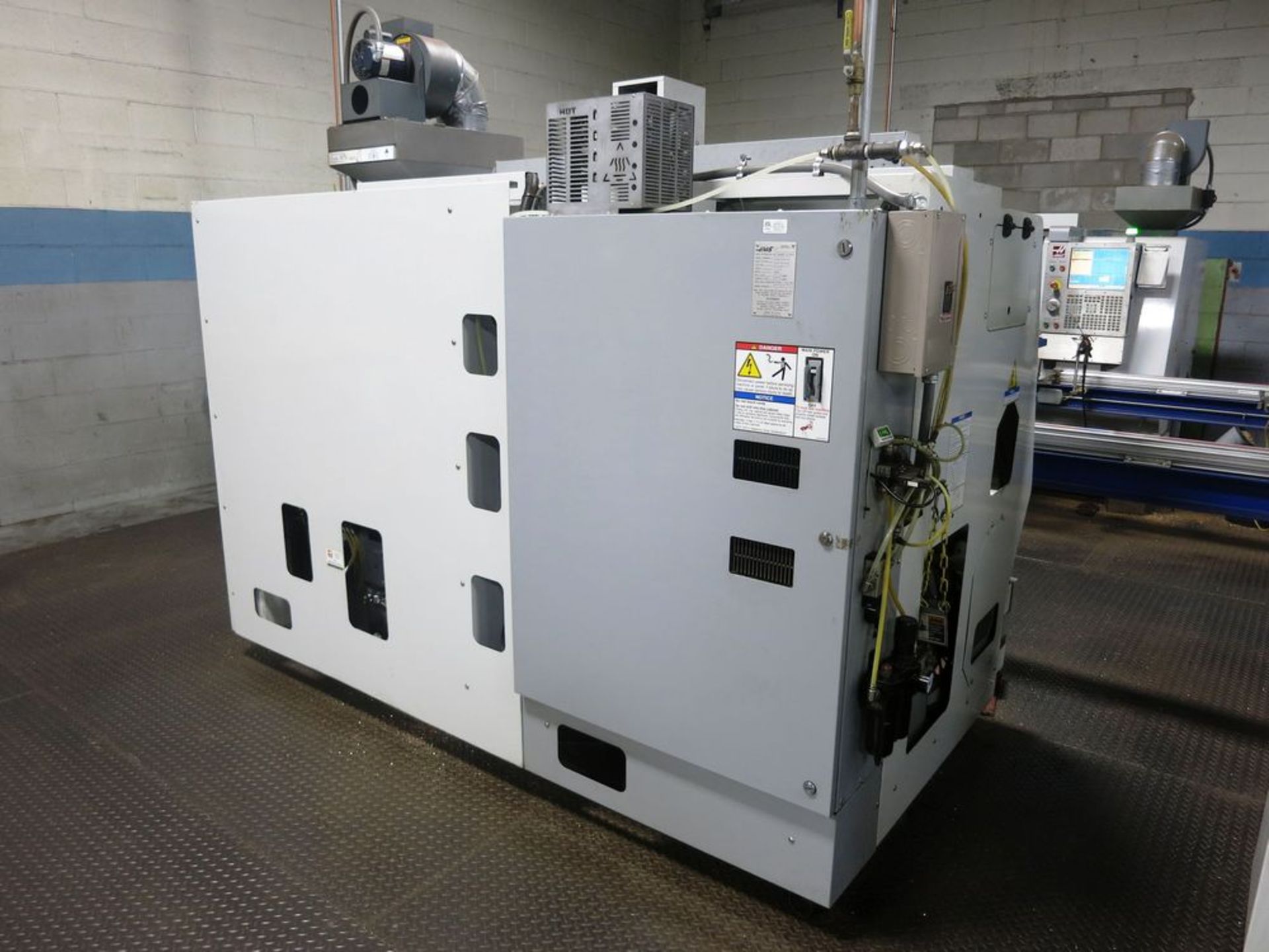 Haas SL-20T CNC 2-Axis Turning Center Lathe W/Epson 6-Axis Material Handling Robot, S/N 3084991, New - Image 7 of 8
