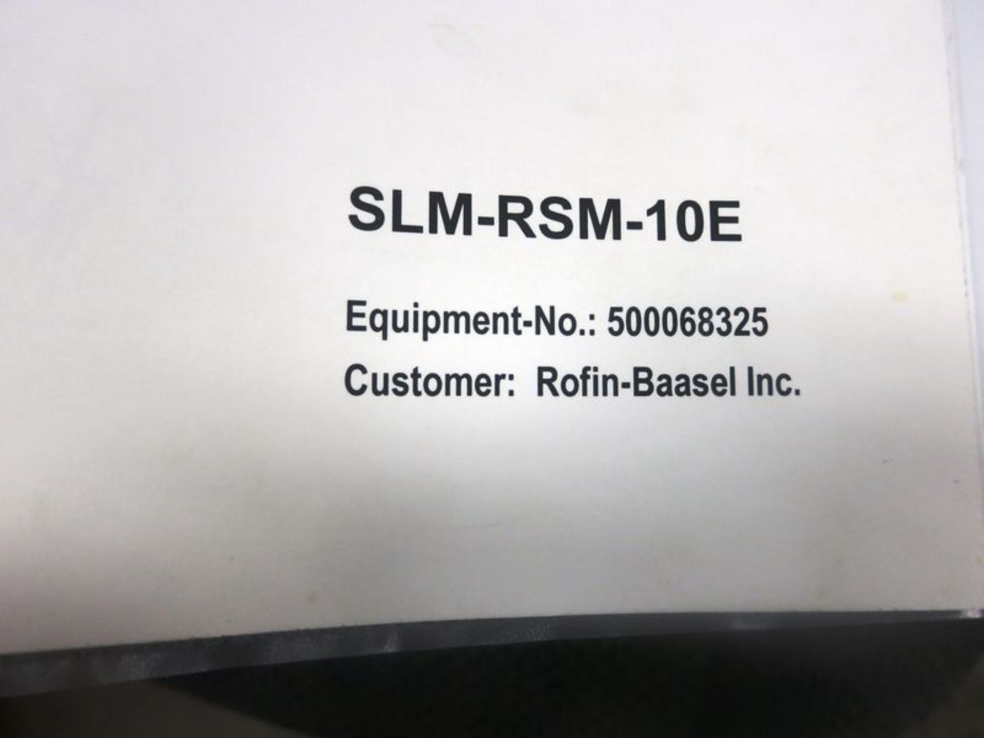 Rofin Starmark SLM10E Fully Programmable CNC Laser Marking System, S/N 0008, New 2004 - Image 8 of 14