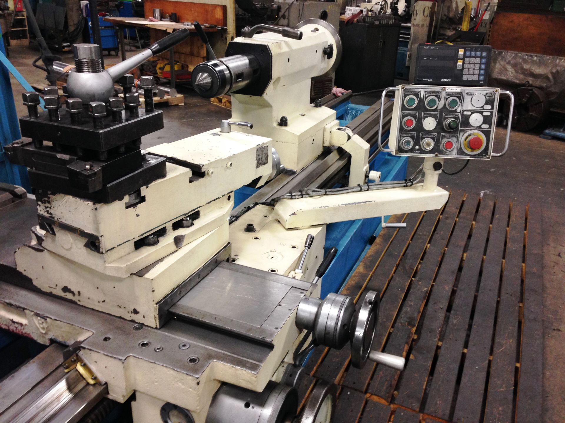 36" x 120" Poreba TPK-90/3M Engine Lathe, S/N: 05048-09, New 1997 - Image 6 of 6