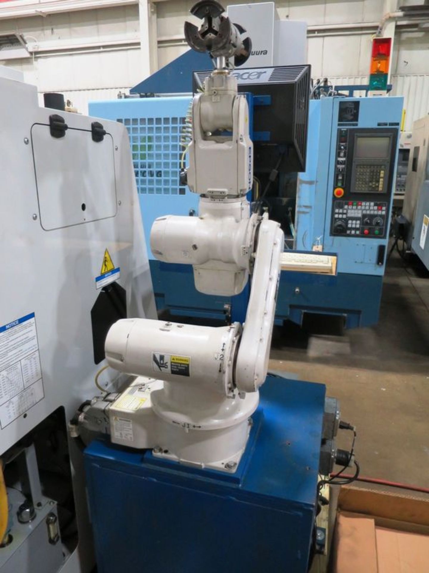 Haas SL-20T CNC 2-Axis Turning Center Lathe W/Epson 6-Axis Material Handling Robot, S/N 3084991, New - Image 11 of 15