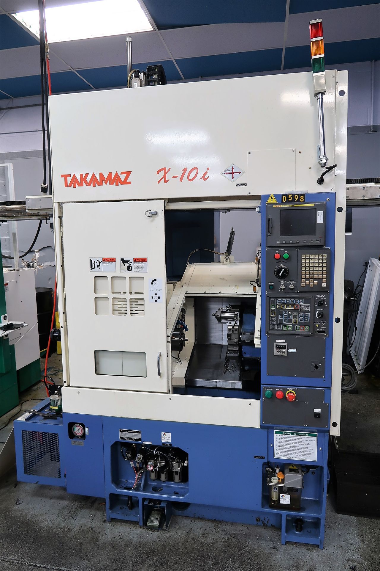 Takamaz X-10i CNC Turning Center with Auto Load/unload Robot,