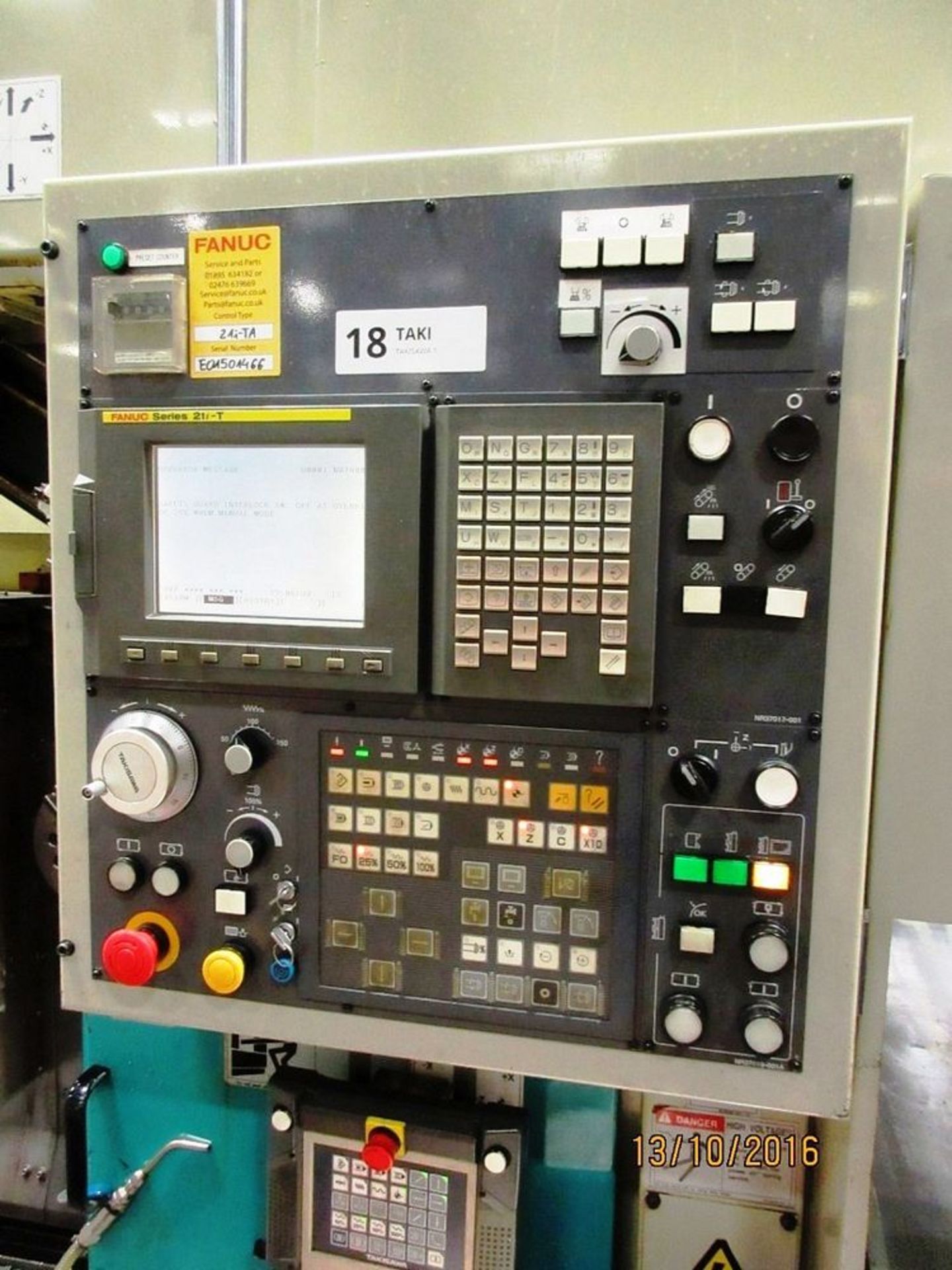 Takisawa TT-200-G CNC Twin Spindle Turning Center, S/N TNRS1127, New 2004 - Image 3 of 14