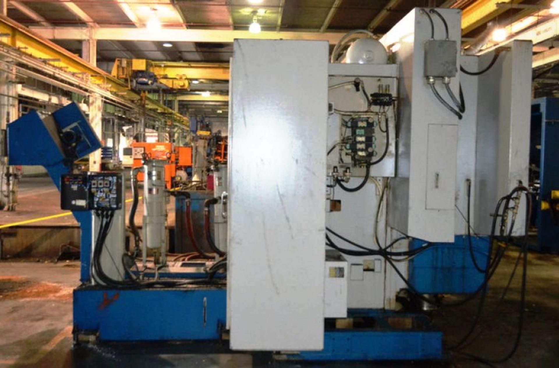 Olofsson Model M2075E Twin Spindle Vertical CNC Turning Center - Image 6 of 9