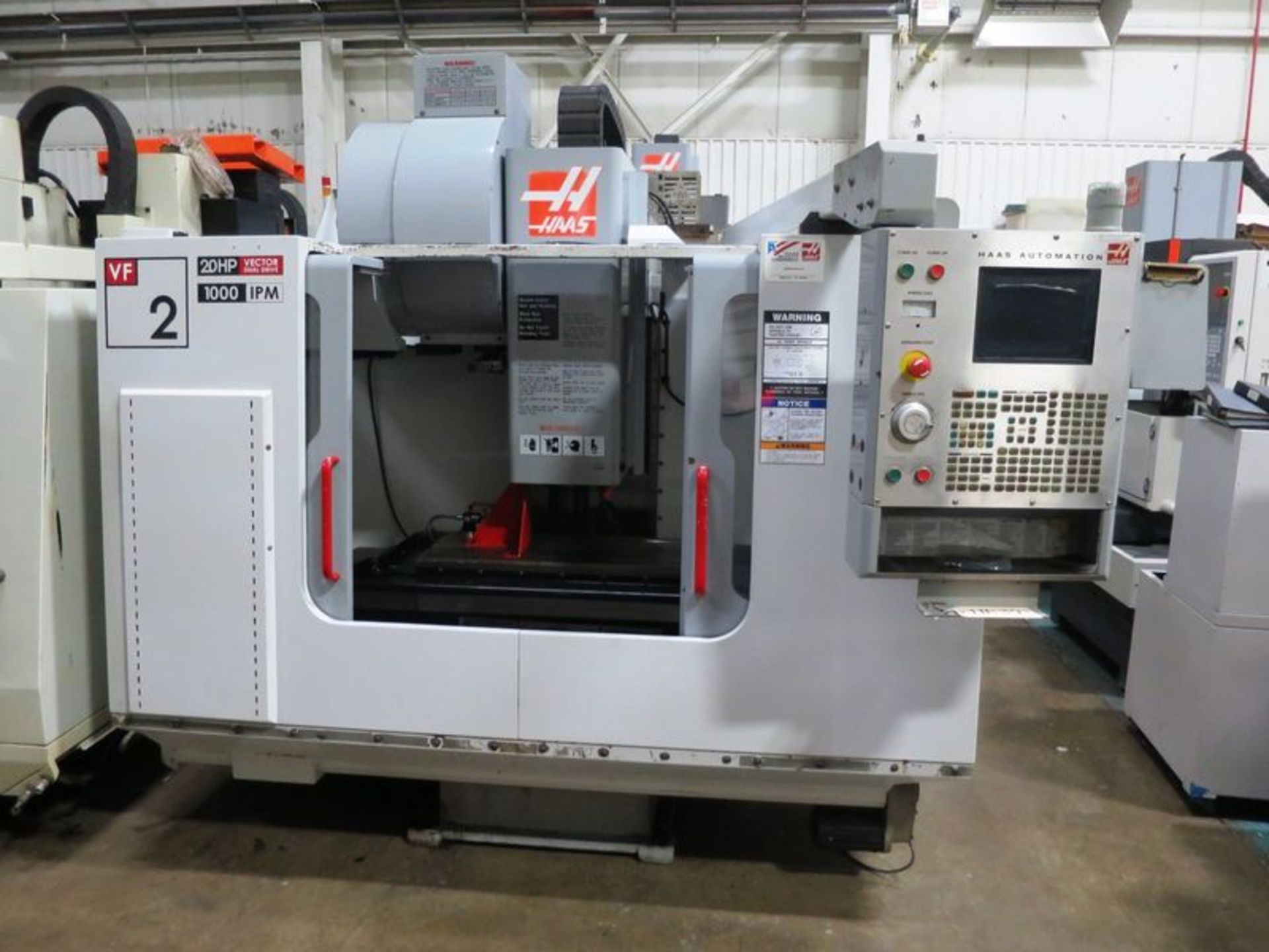 Haas Model VF-2D CNC Machining Center, S/N 42847, New 2005