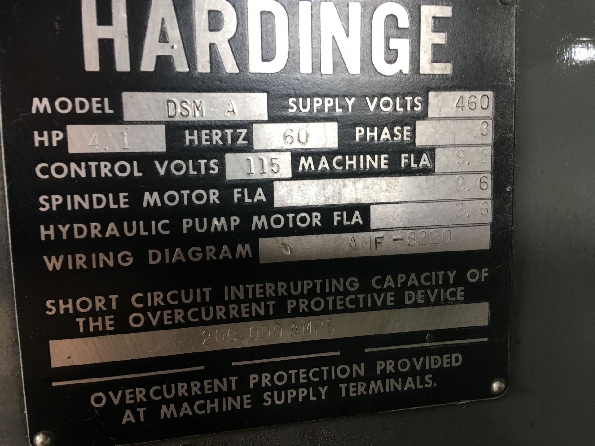 Hardinge Model DSM-A Automatic Screw Machine - Image 6 of 6