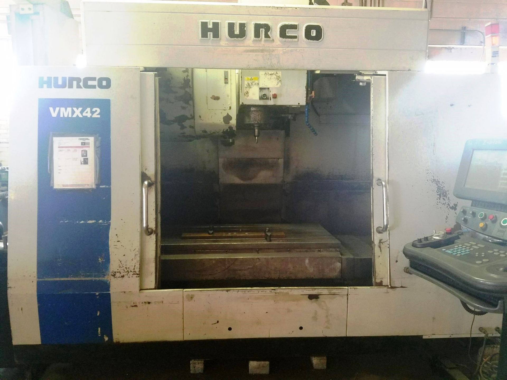 Hurco VMX 42 CNC 3-Axis Vertical Machining Center, S/N V442-06023116EHA, New 2006