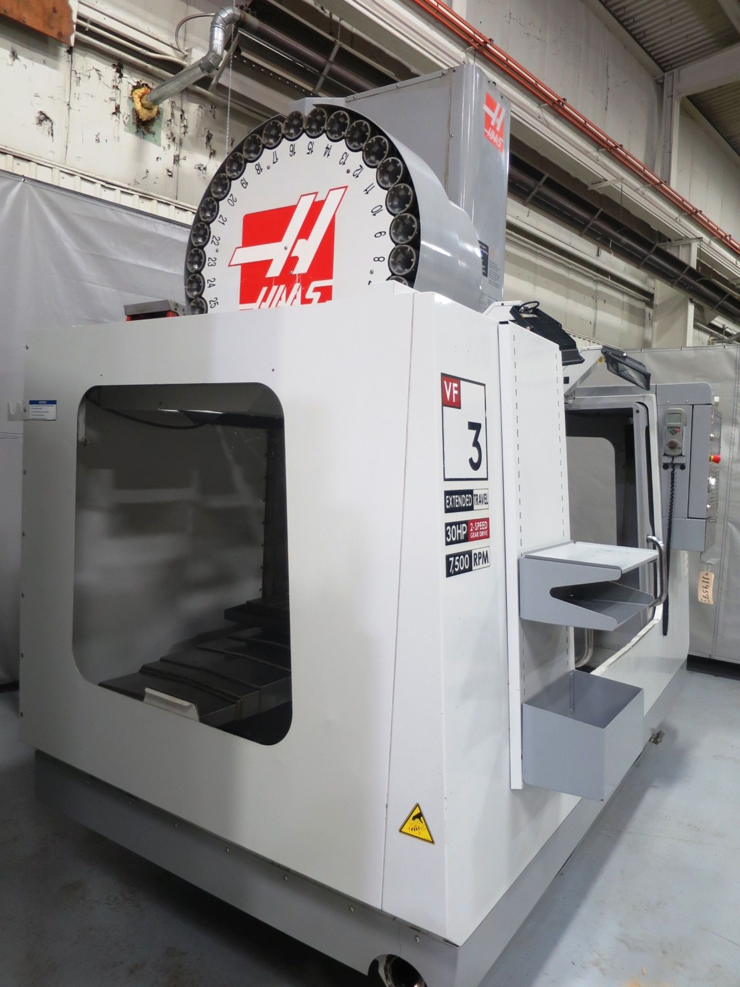 Haas Model VF-3YT/50 CNC Vertical Machining Center, S/N 1065260, New 2008 - Image 10 of 11