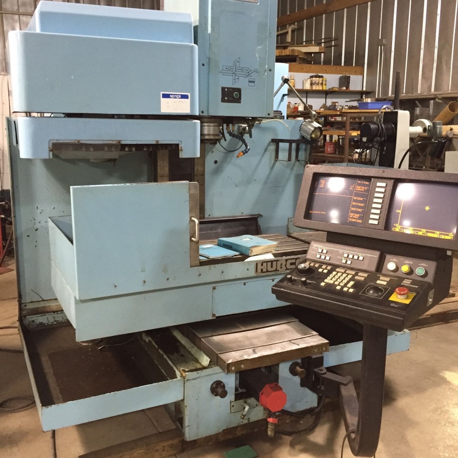 Hurco BMC30 CNC Vertical Machining Center, S/N BC-8007059-J, New 1989