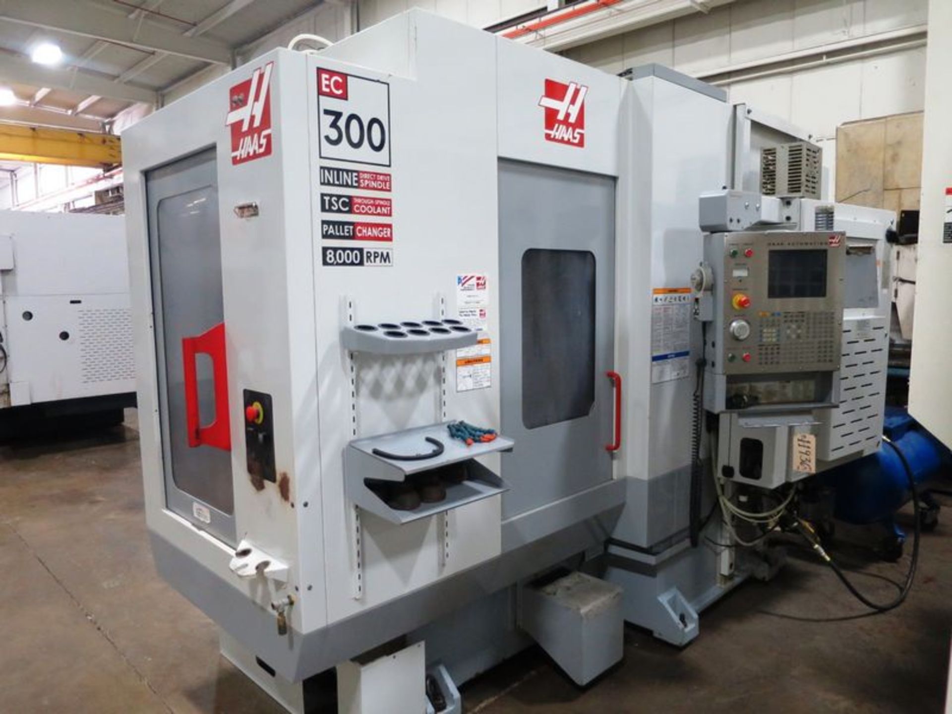 12"x12" Haas EC300 CNC 4-Axis Horizontal Machining Center, S/N 51461, New 2005