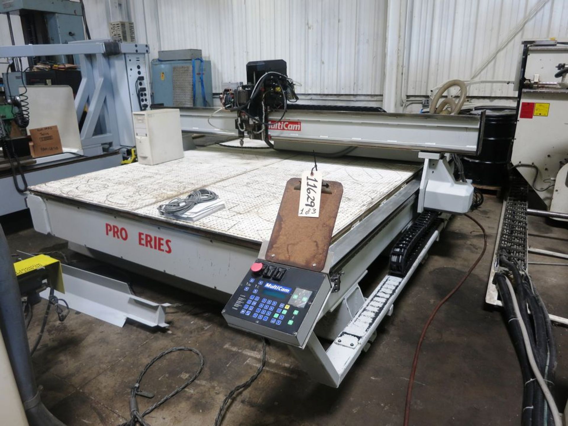 8'X10' Multicam Pro Series Pro 302 CNC Router, S/N 51591, New 1999 - Image 10 of 14