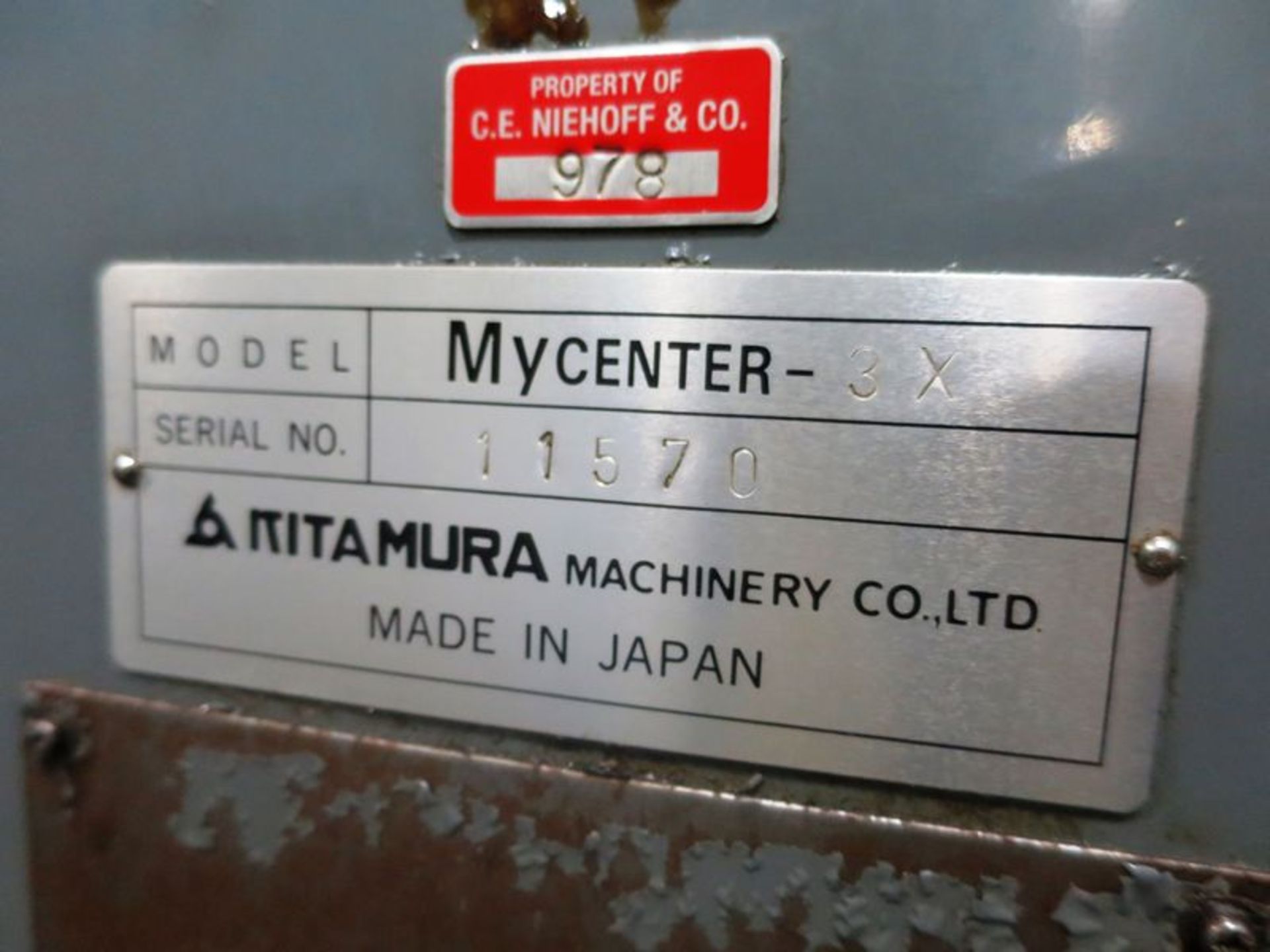 1996 Kitamura Mycenter 3X APC CNC Vertical Machining Center w/Pallet Changer, S/N 11570 - Image 8 of 8