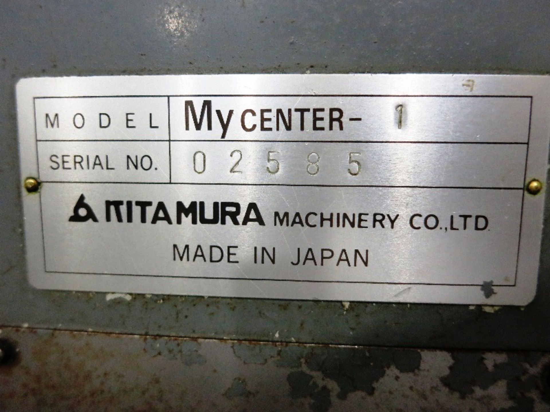 1995 Kitamura Mycenter 1APC CNC Vertical Machining Center W/High Speed Pallet Changer, S/N 0258 - Image 9 of 10