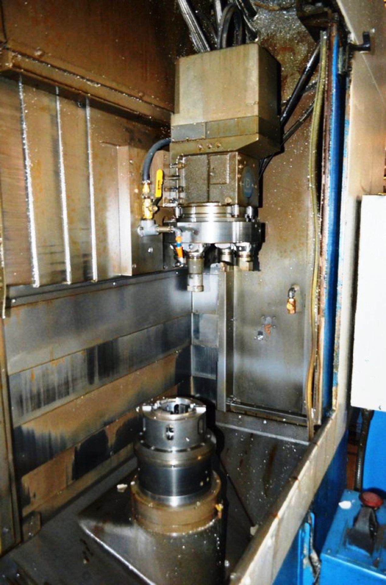 Olofsson Model M2075E Twin Spindle Vertical CNC Turning Center - Image 3 of 9
