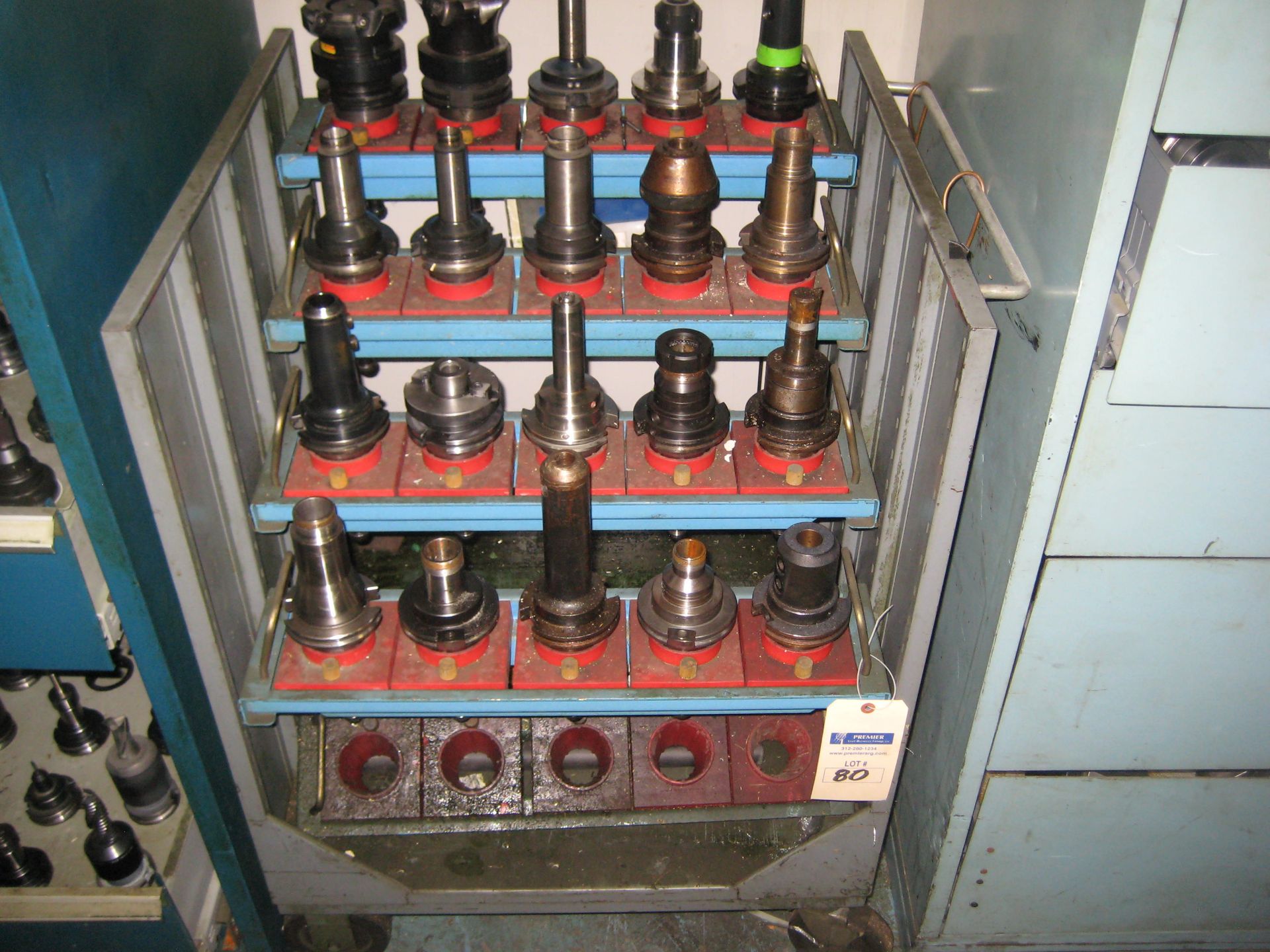 Tool Holder Cart with (20) CT50 Holders