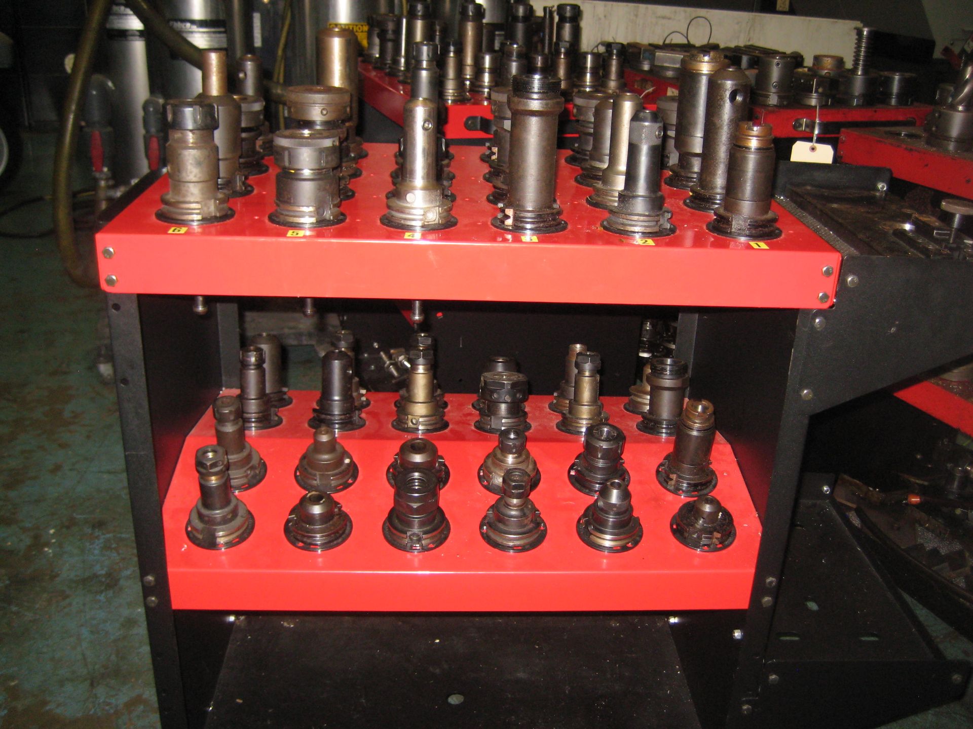 Tool Holder Cart with (48) CT40 Holders - Image 2 of 2