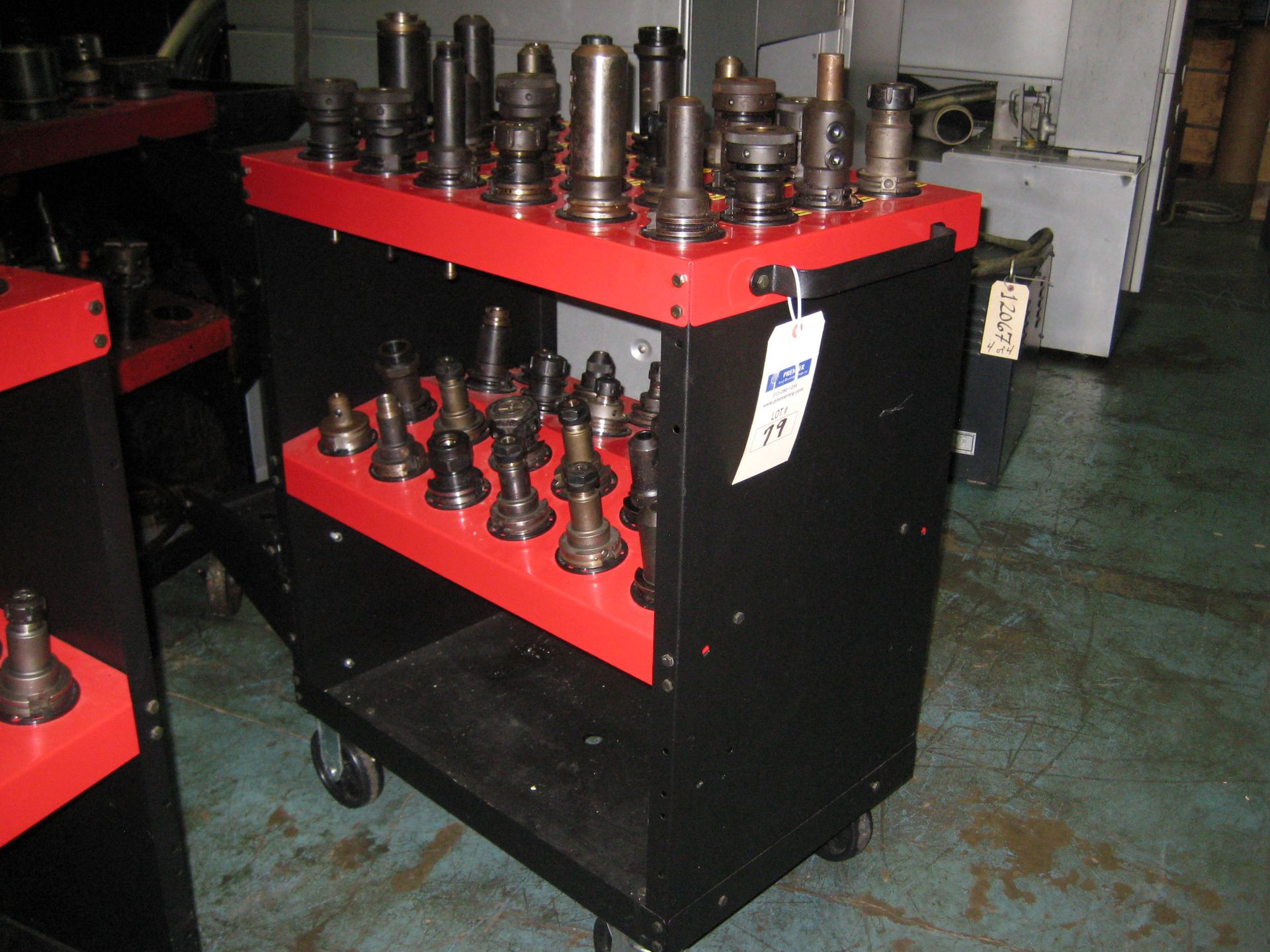 Tool Holder Cart with (48) CT40 Holders