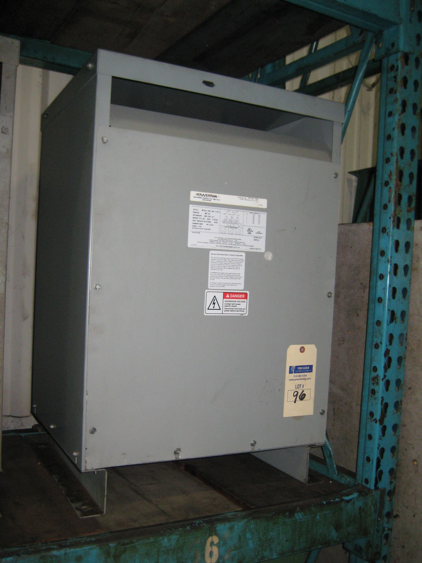 Transformer Primary 480, Secondary 240/120 30 KVA