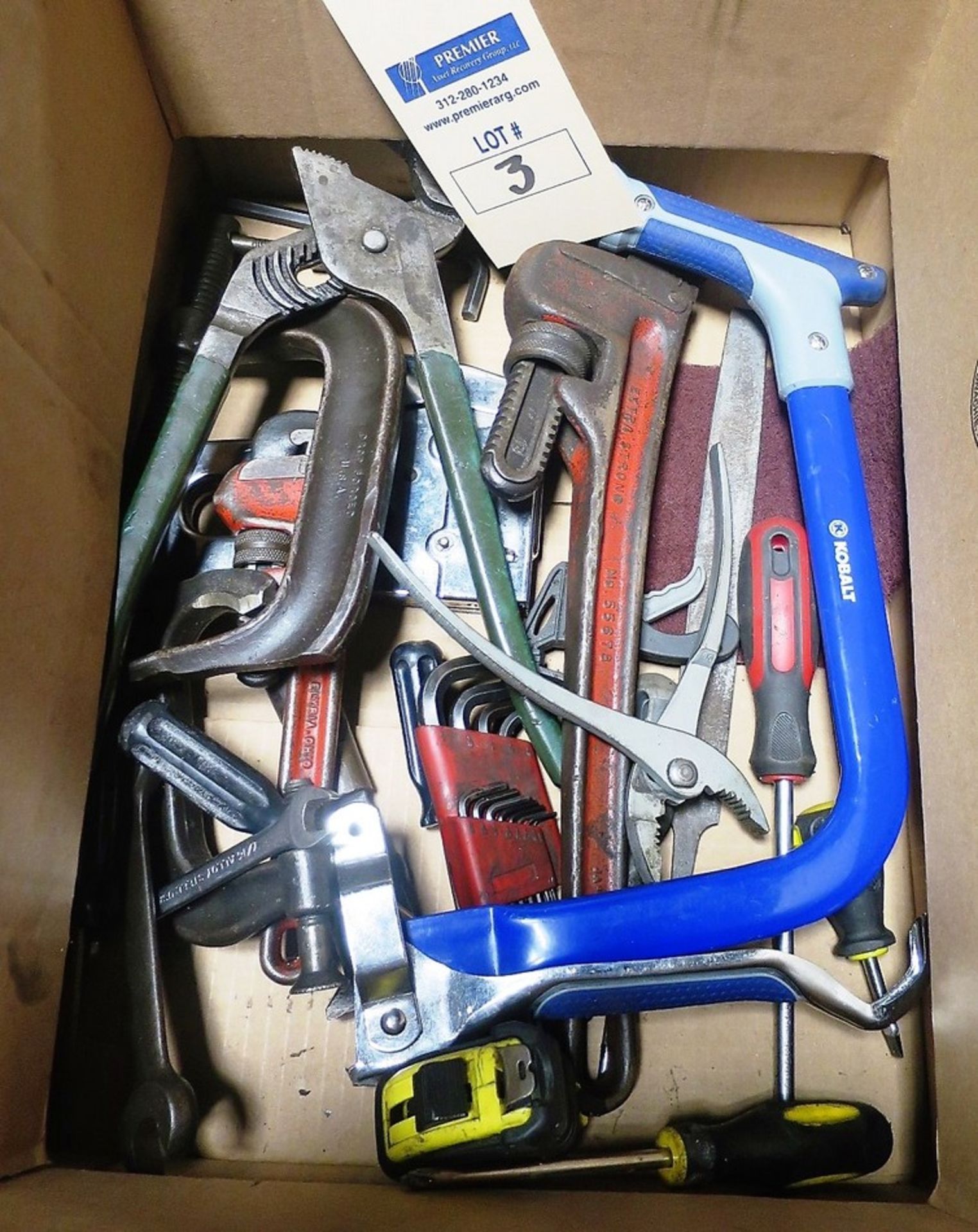 Box Of Misc. Handheld Tools