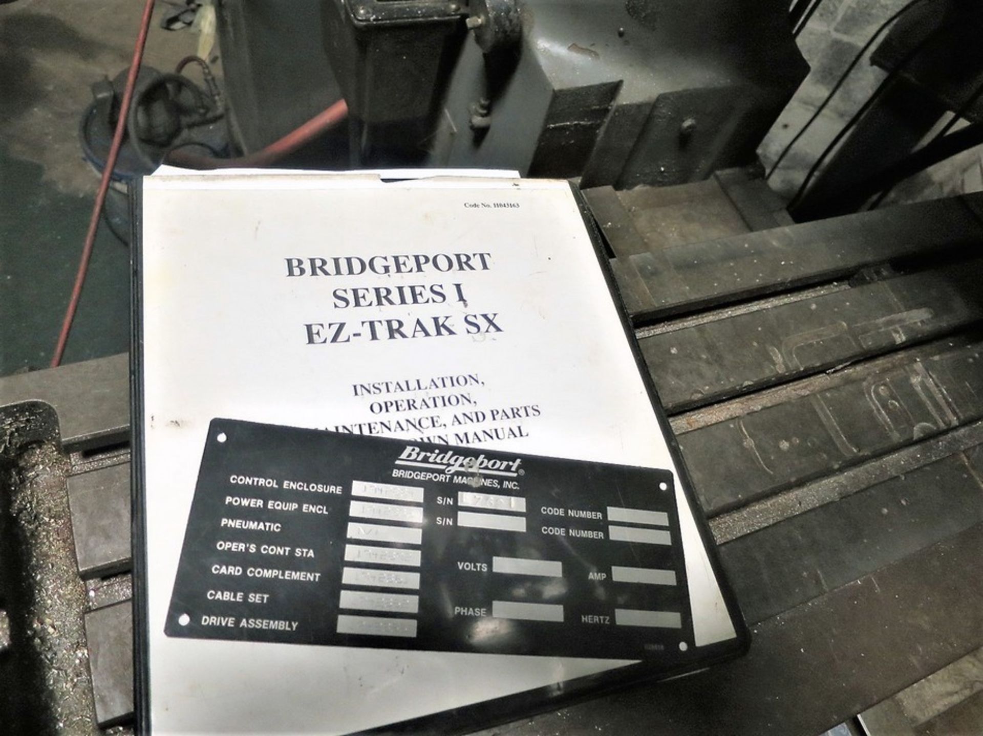 2 hp Bridgeport EZ-Trak Vertical Milling Machine, S/N 263603 - Image 6 of 7