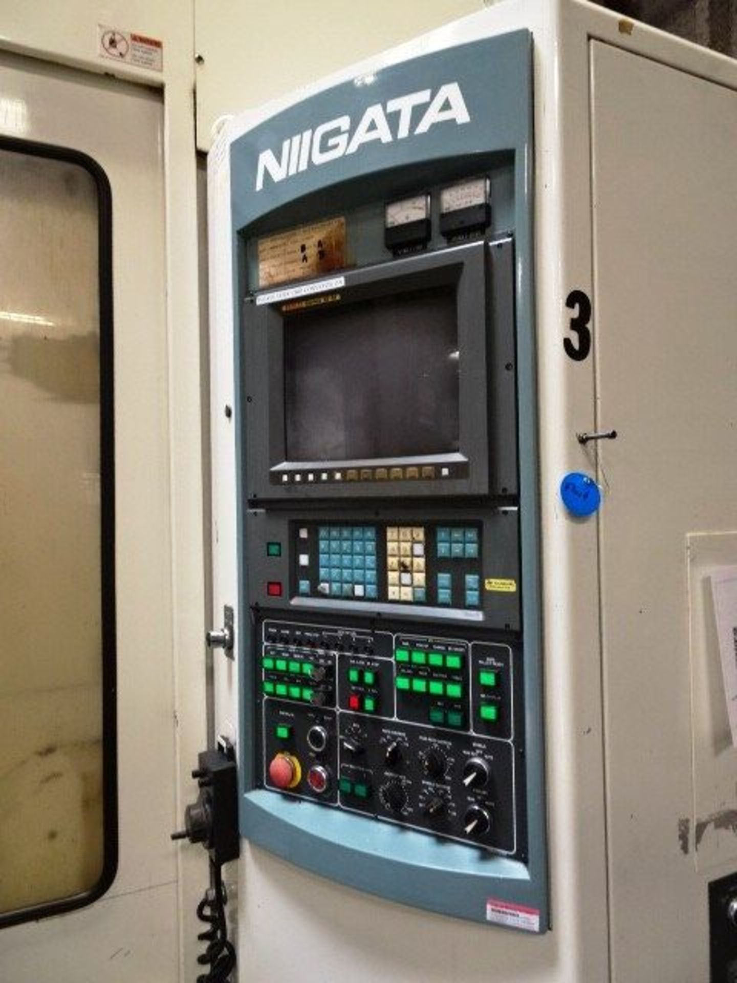 24.8"X24.8" NIIGATA HN63C 4-AXIS CNC HORIZONTAL MACHINING CENTER, S/N 26716, NEW 1996 - Image 2 of 7