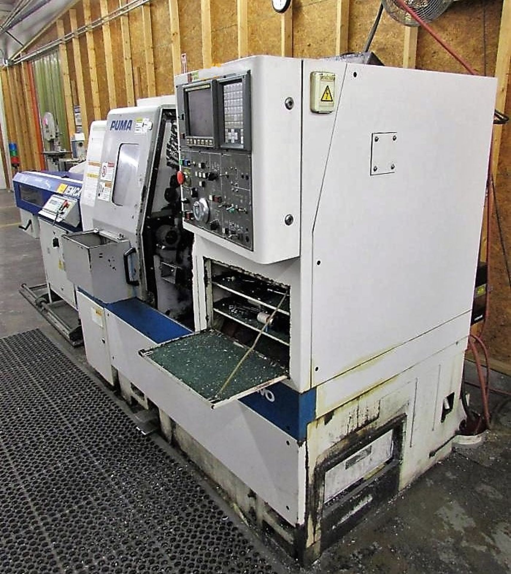 DAEWOO PUMA 160 GT 2-AXIS CNC GANG TURNING CENTER LATHE, S/N PL160-0220, NEW 2002 - Image 5 of 12