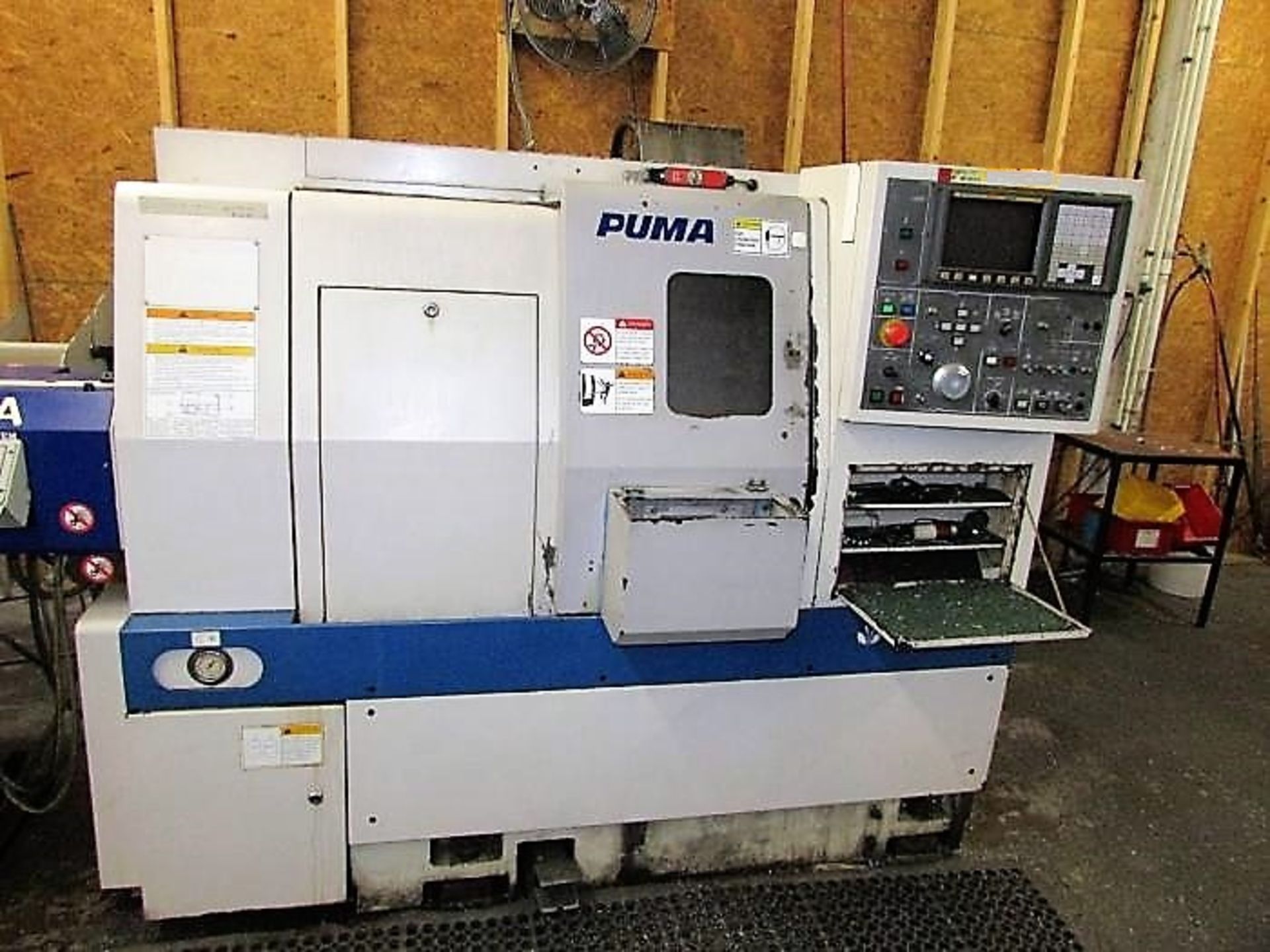 DAEWOO PUMA 160 GT 2-AXIS CNC GANG TURNING CENTER LATHE, S/N PL160-0220, NEW 2002