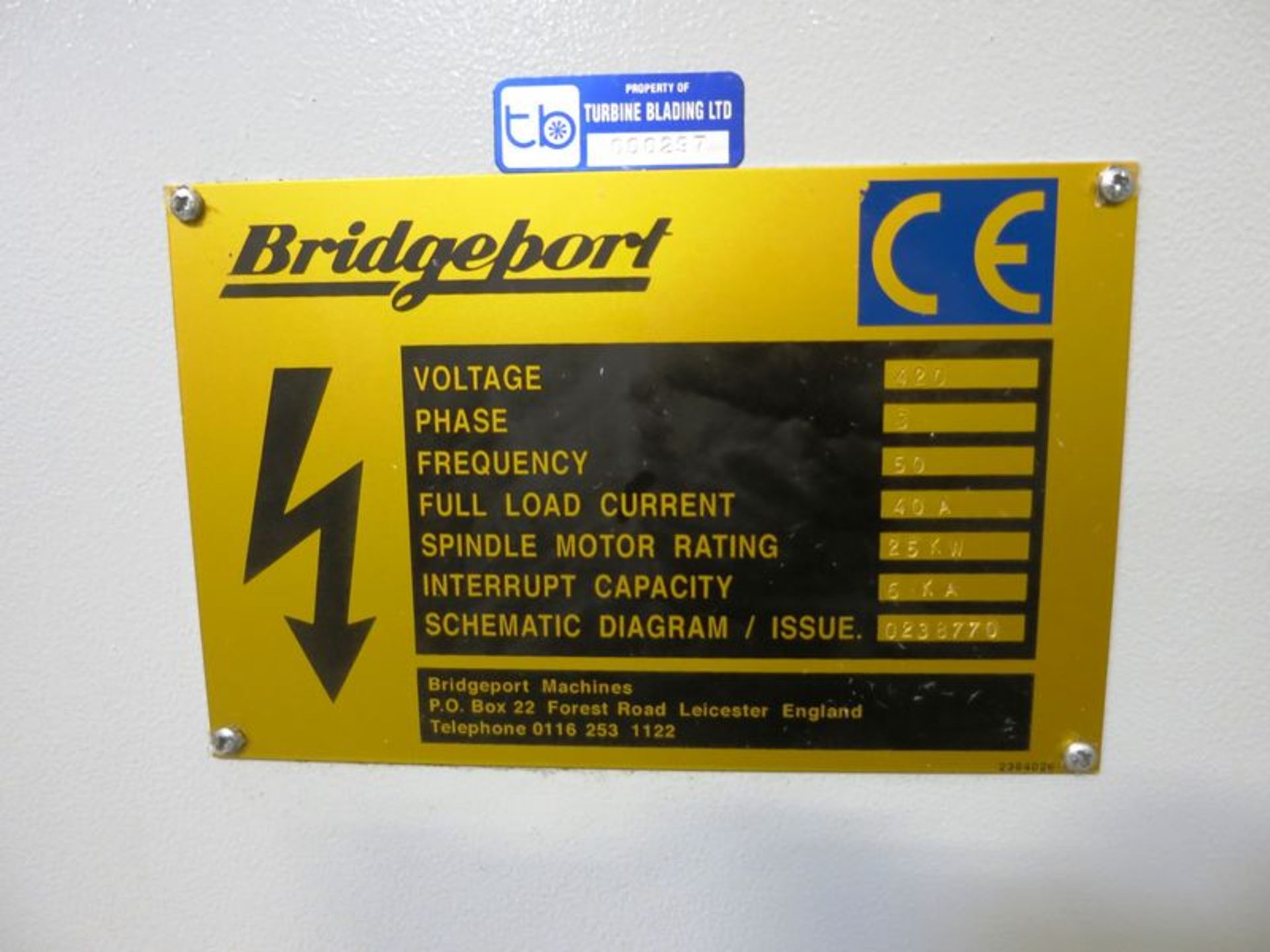 BRIDGEPORT FGC-1000 5-AXIS VERTICAL MACHINING & FLEXIBLE GRINDING CENTER FOR TURBINE BLADES - Image 10 of 11