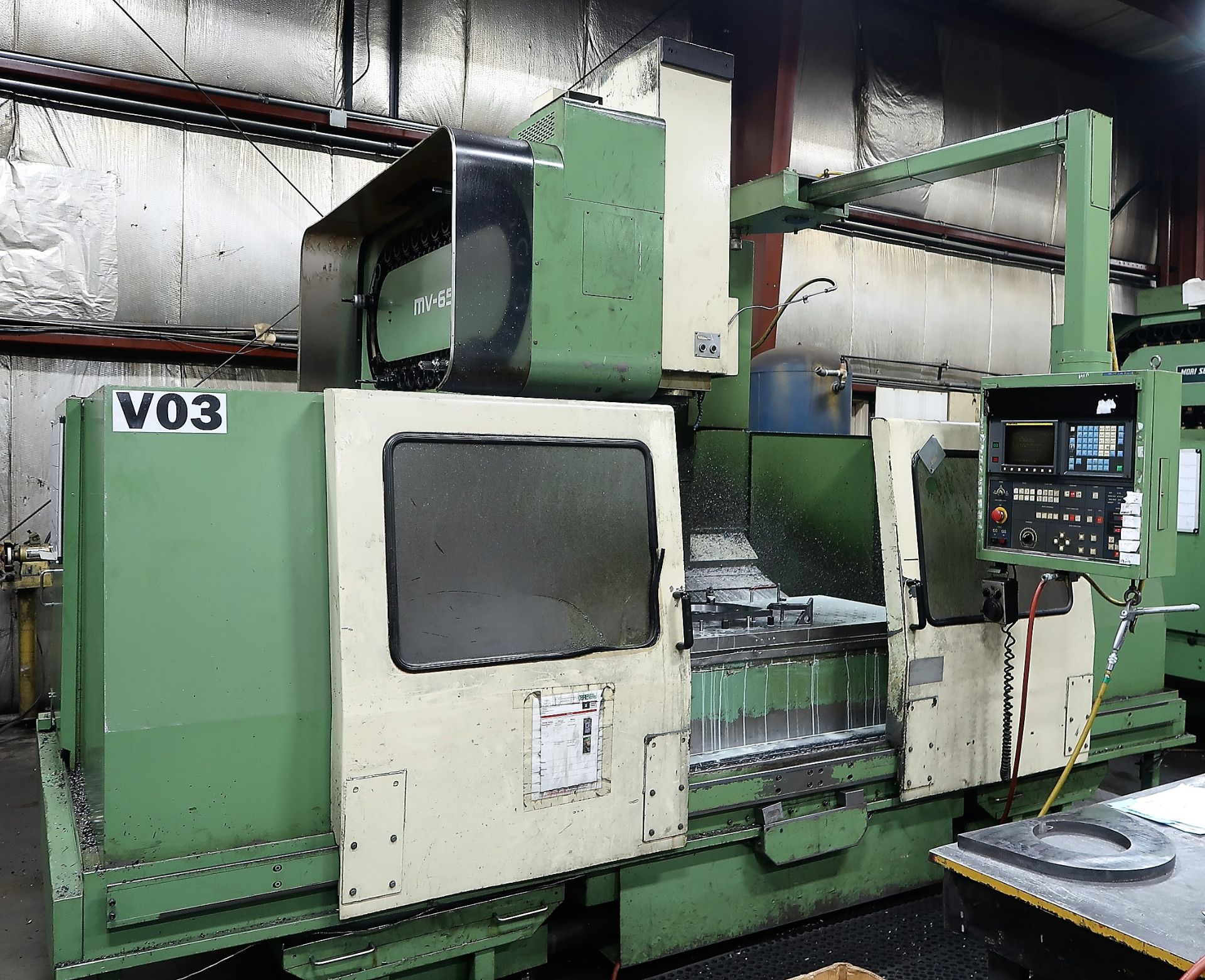 MORI SEIKI MV65/50 CNC VERTICAL MACHINING CENTER WITH FANUC CNC