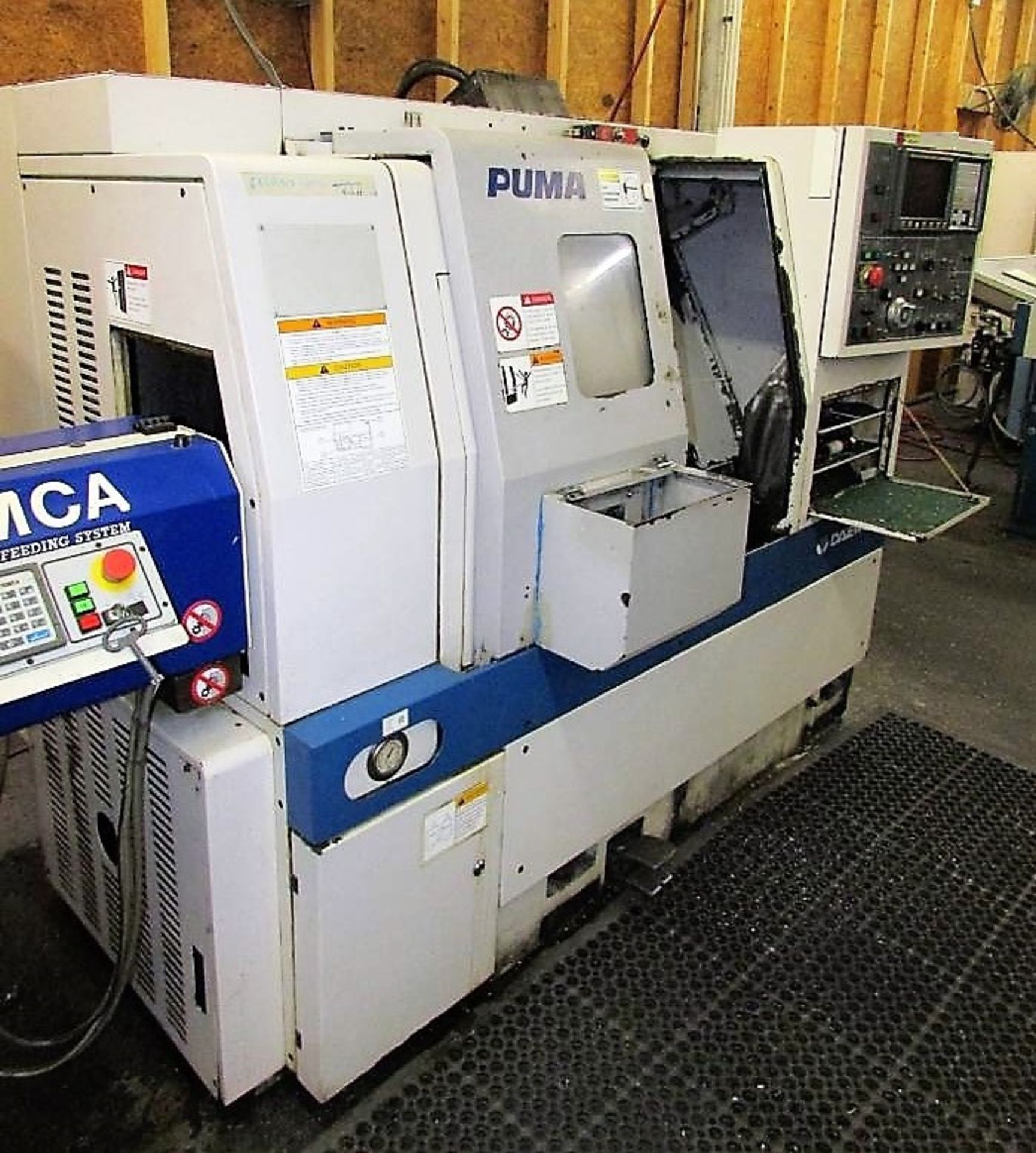 DAEWOO PUMA 160 GT 2-AXIS CNC GANG TURNING CENTER LATHE, S/N PL160-0220, NEW 2002 - Image 7 of 12