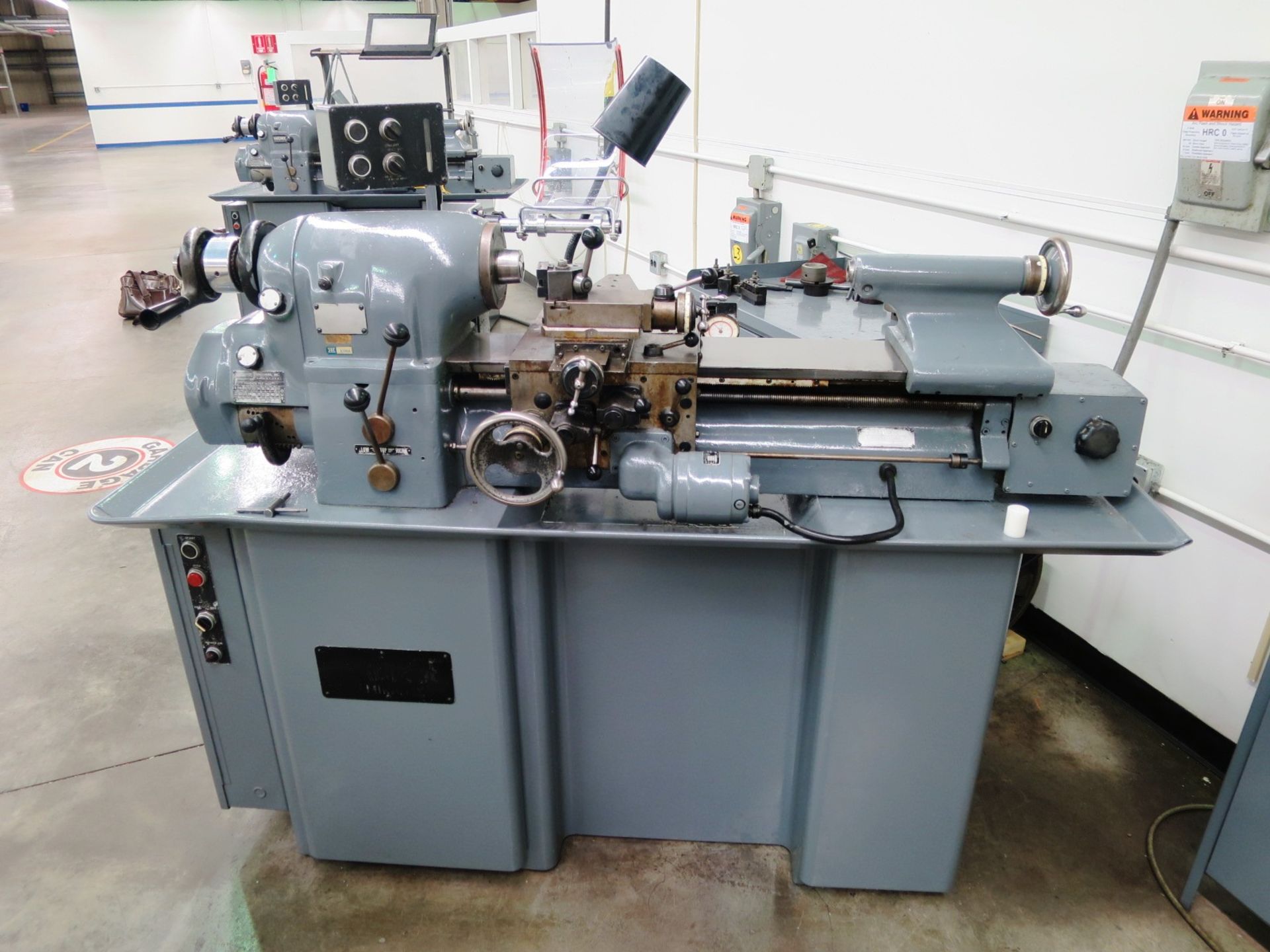 11"X18" HARDINGE HLV-H PRECISION TOOLMAKERS LATHE W/INCH THREADING, S/N HLVH-4907