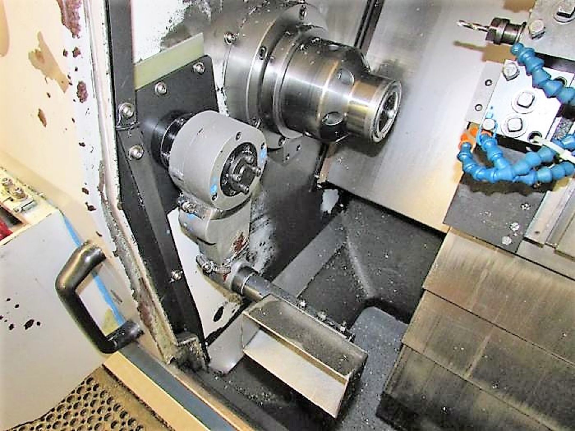 DAEWOO PUMA 160 GT 2-AXIS CNC GANG TURNING CENTER LATHE, S/N PL160-0220, NEW 2002 - Image 3 of 12