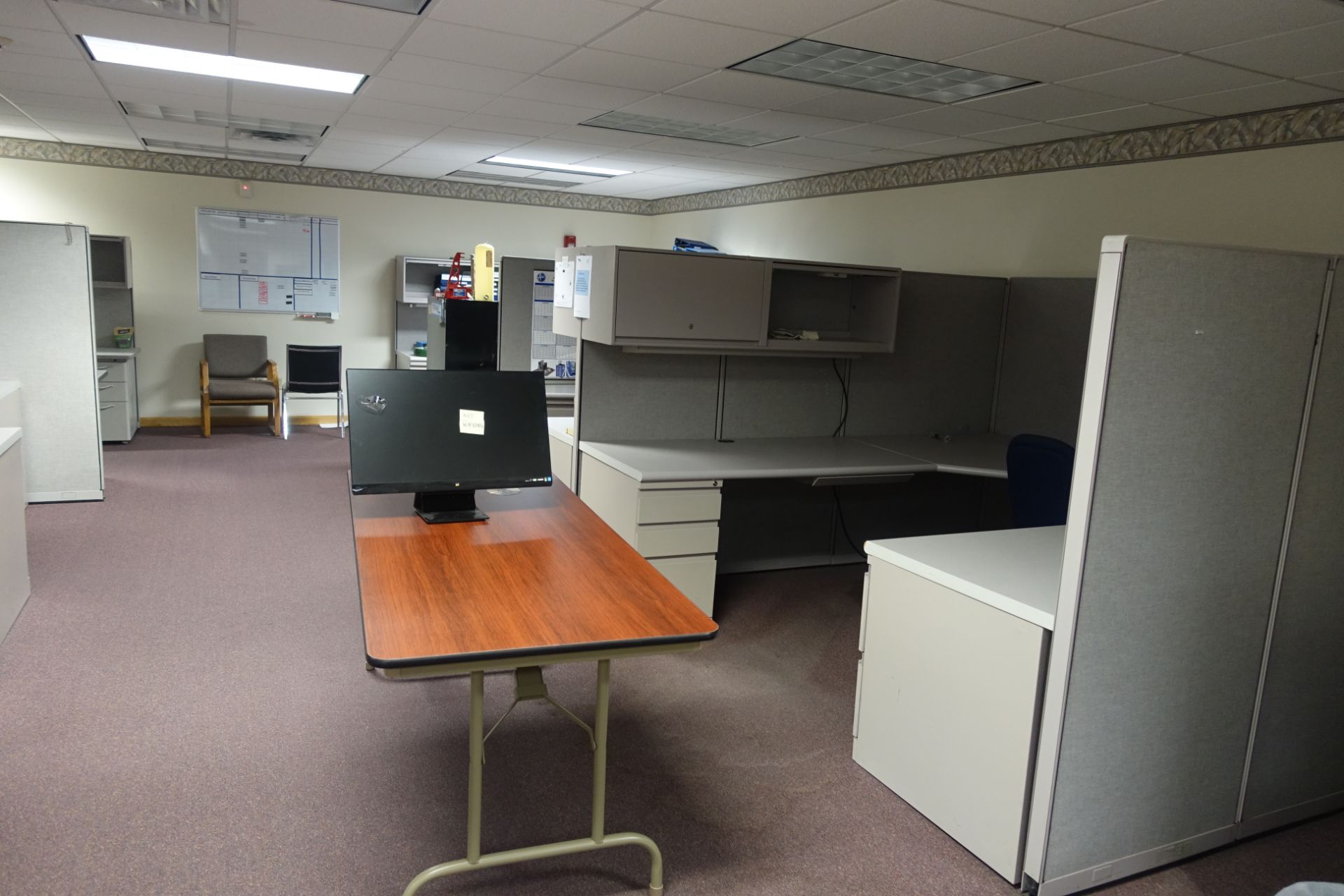 1-LOT Office Furniture: (6) Cubicle Desks - Image 2 of 2