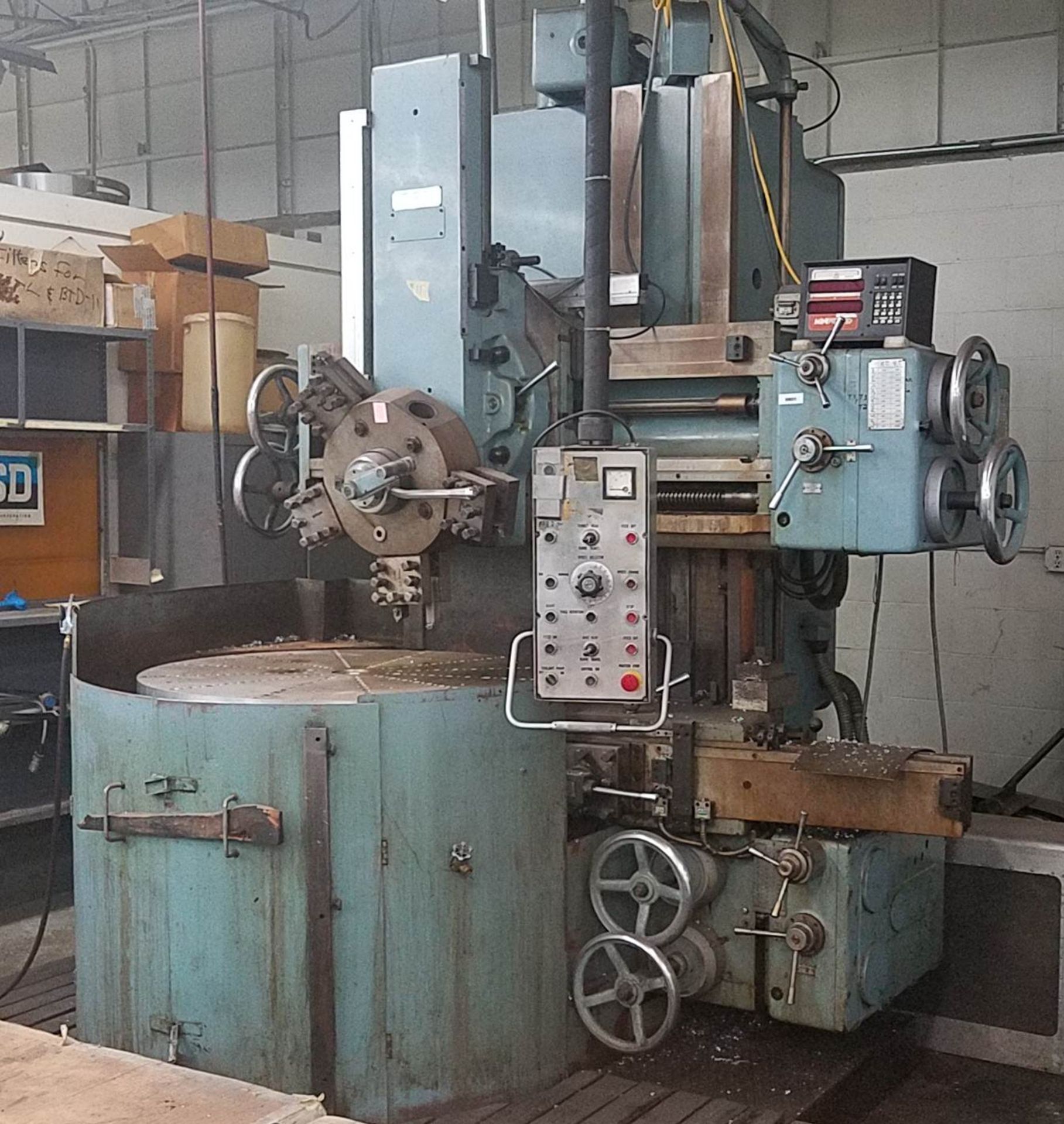 43" DEFUM VERTICAL BORING MILL - Image 2 of 14