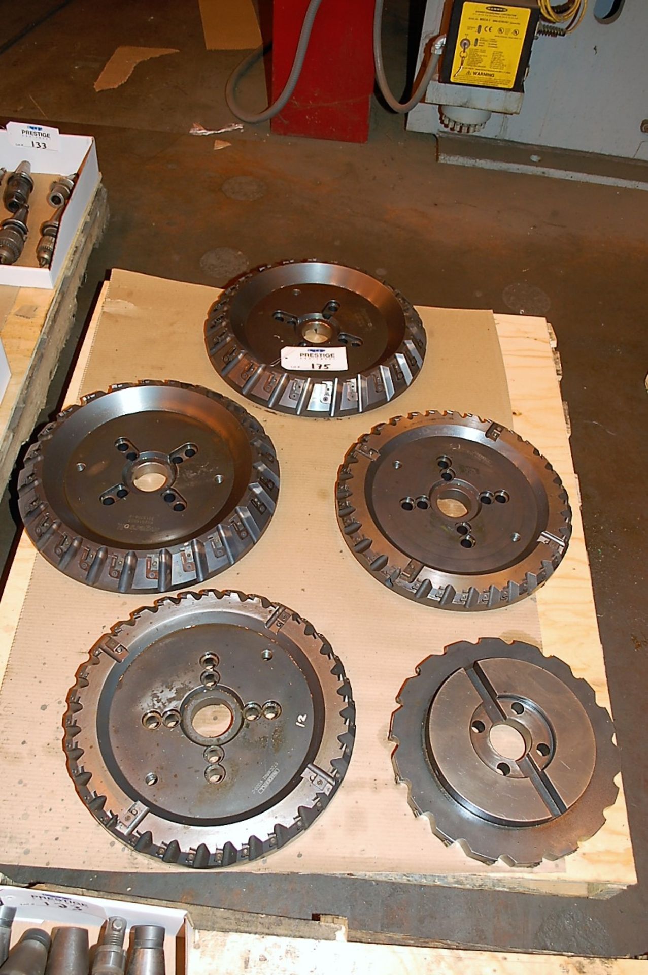 (5) Assorted Shell Mills