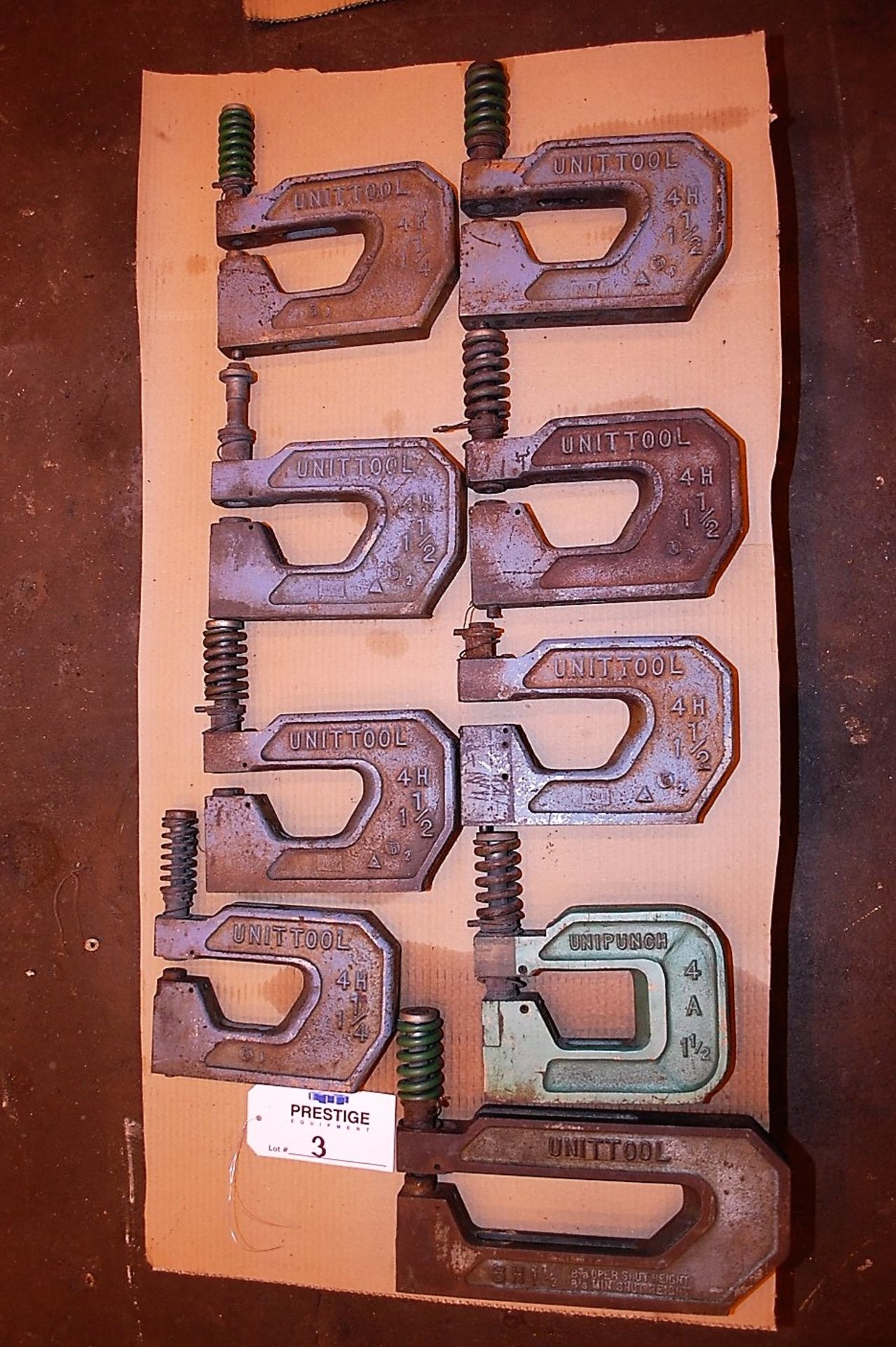 Assorted UNITOOL Clamps