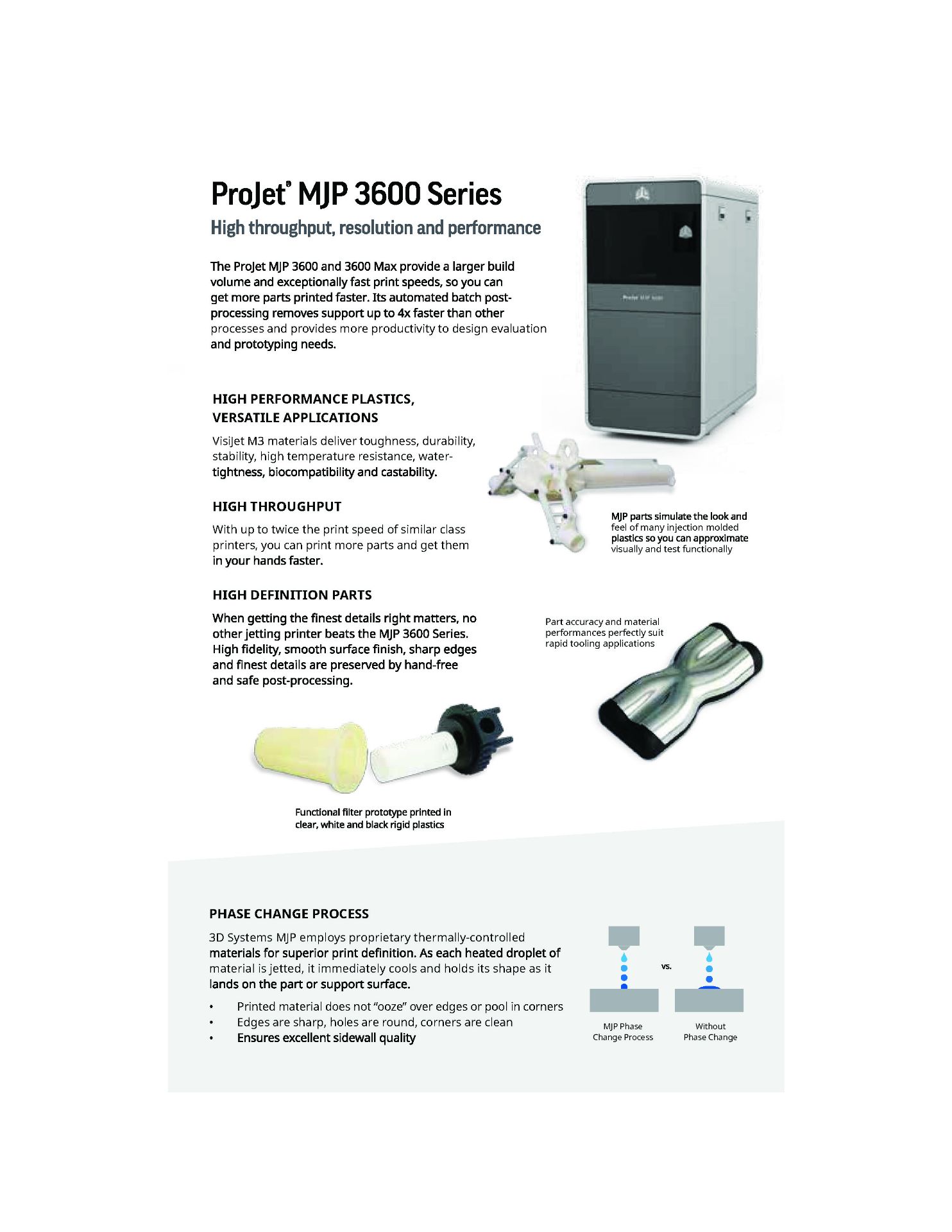 3D SYSTEMS ProJet MJP 5600 Composite Multi-Material 3D Printer, Used For Demo Only - Image 5 of 7